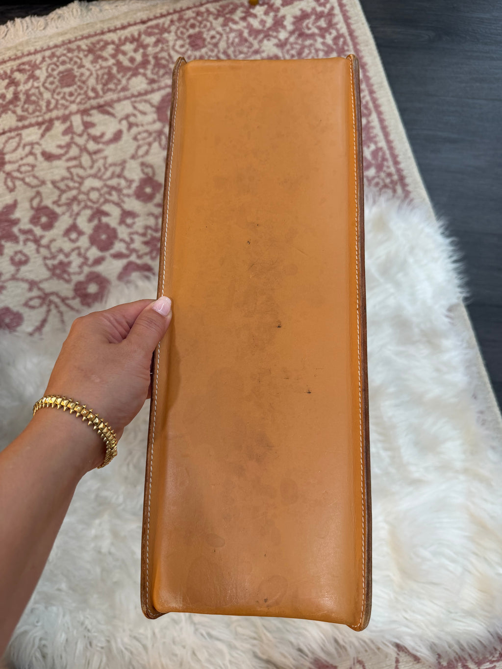 HERMES WHITEBUS GM TOTE