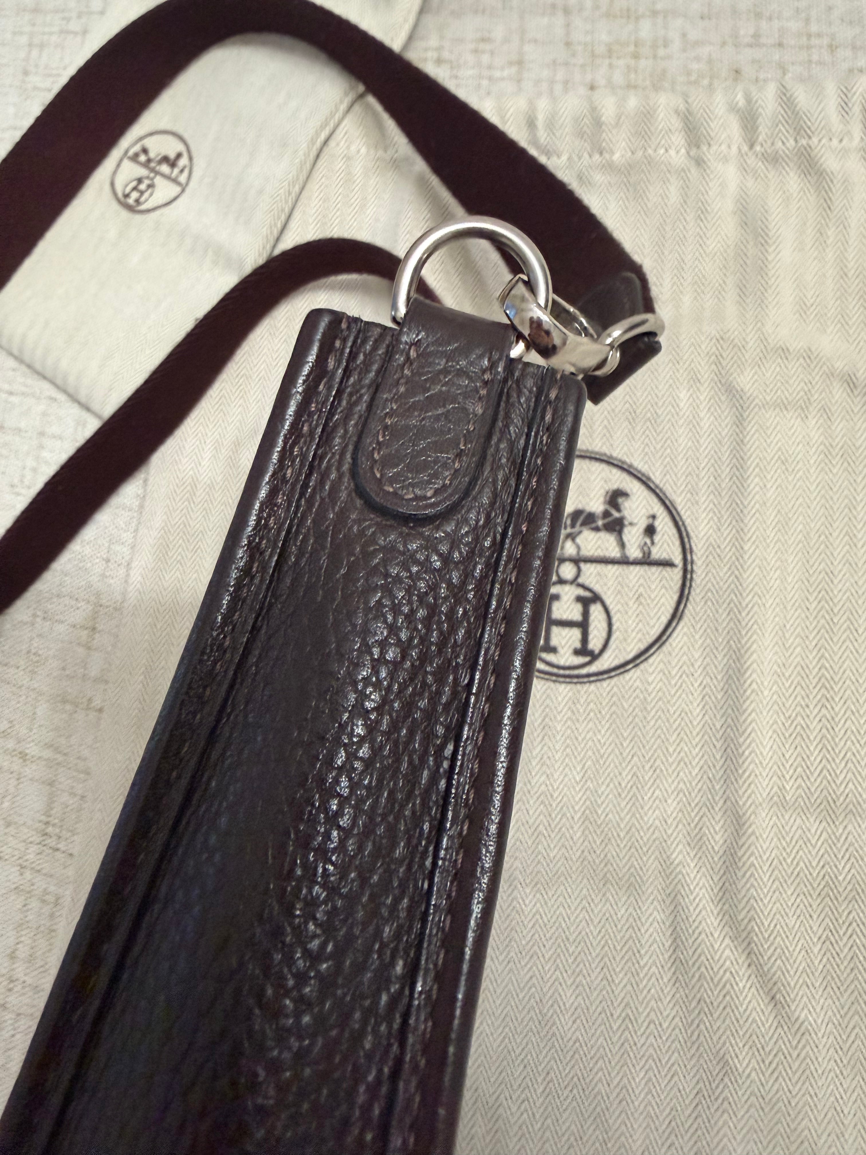 HERMES EVELYNE BAG CLEMENCE TPM BAG WITH LONG STRAP