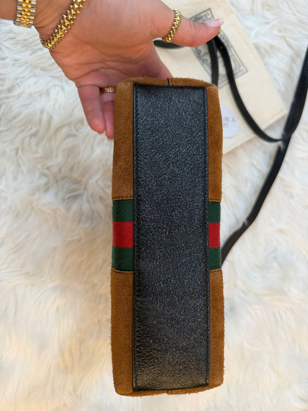 GUCCI OPHIDIA SMALL DOME SHOULDER BAG