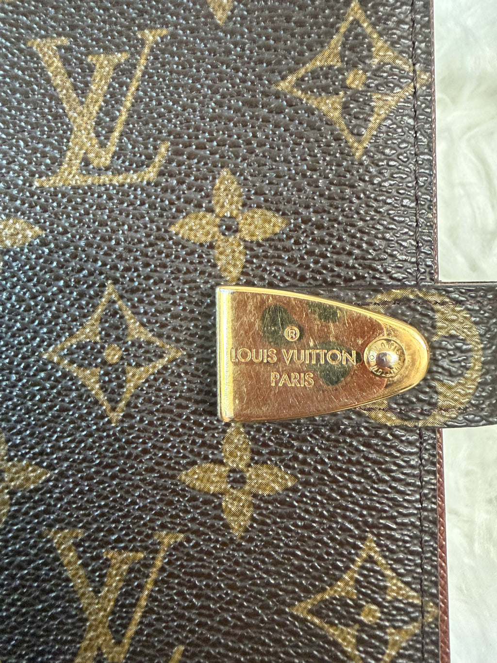 LOUIS VUITTON MONOGRAM CANVAS PM AGENDA COVER/NOTEBOOK