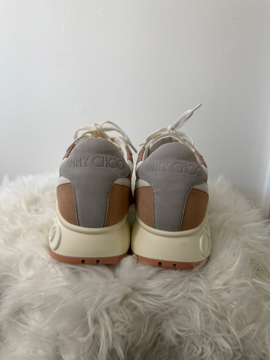 Jimmy Choo Nappa Suede Sneakers
