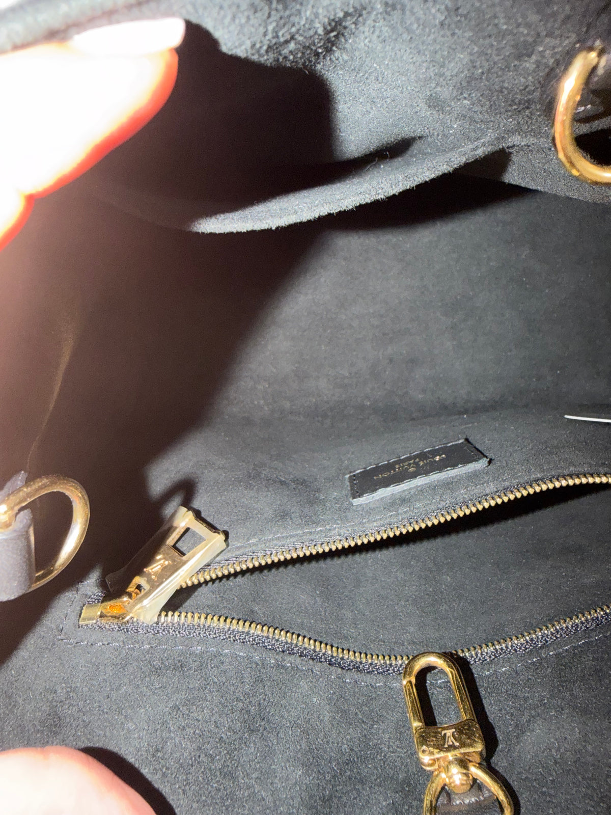 LOUIS VUITTON ON THE GO PM BLACK MONOGRAM EMPRONTE