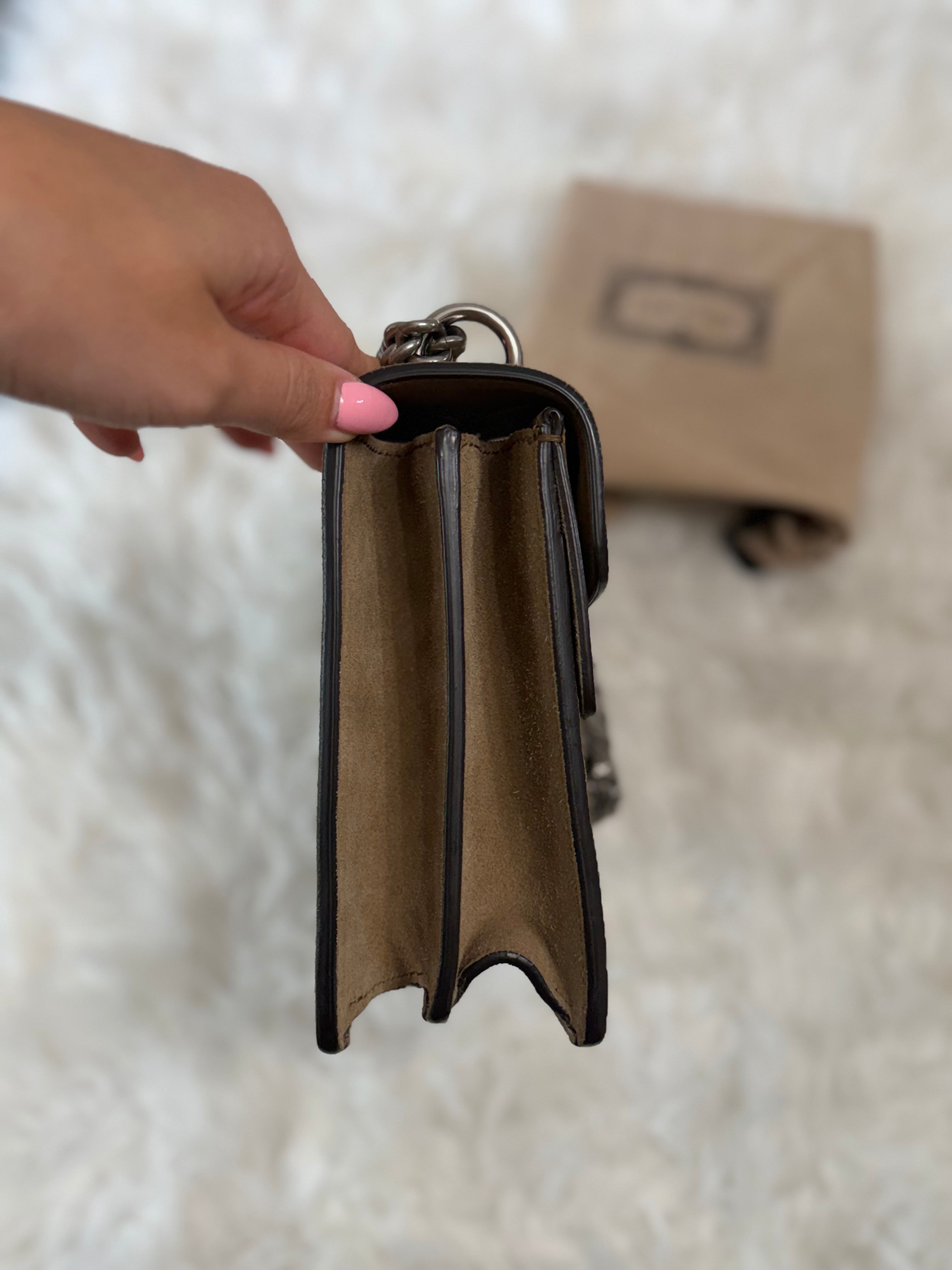 GUCCI DIONYSUS SHOULDER BAG IN SUEDE