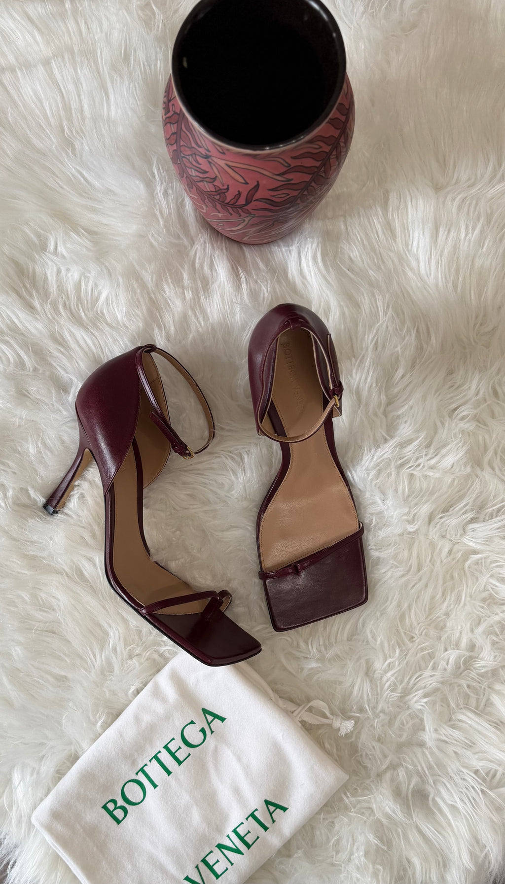 BOTTEGA VENETA STRETCH STRAP SANDALS