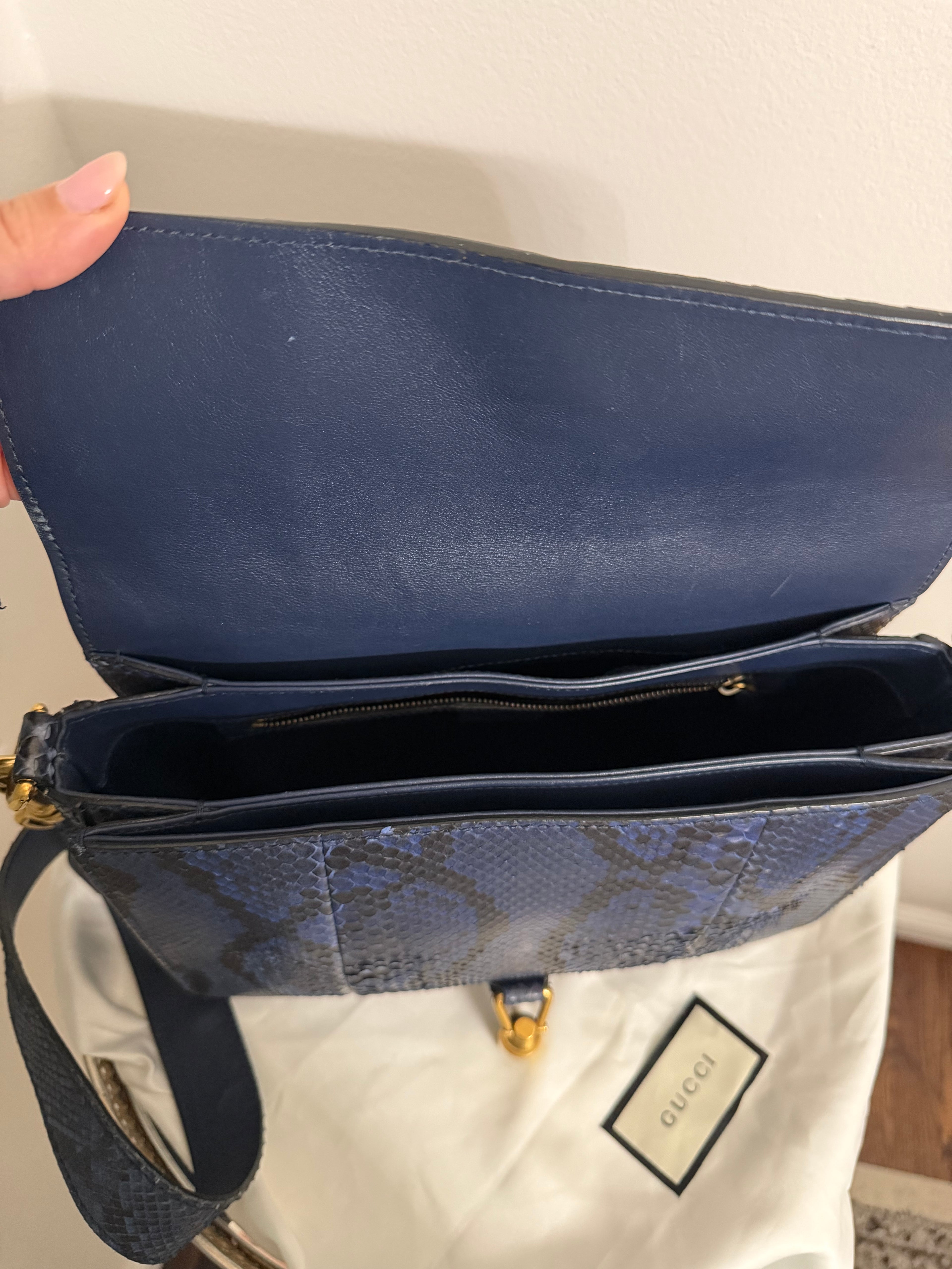Gucci JACKIE PYTHON MEDIUM BAG