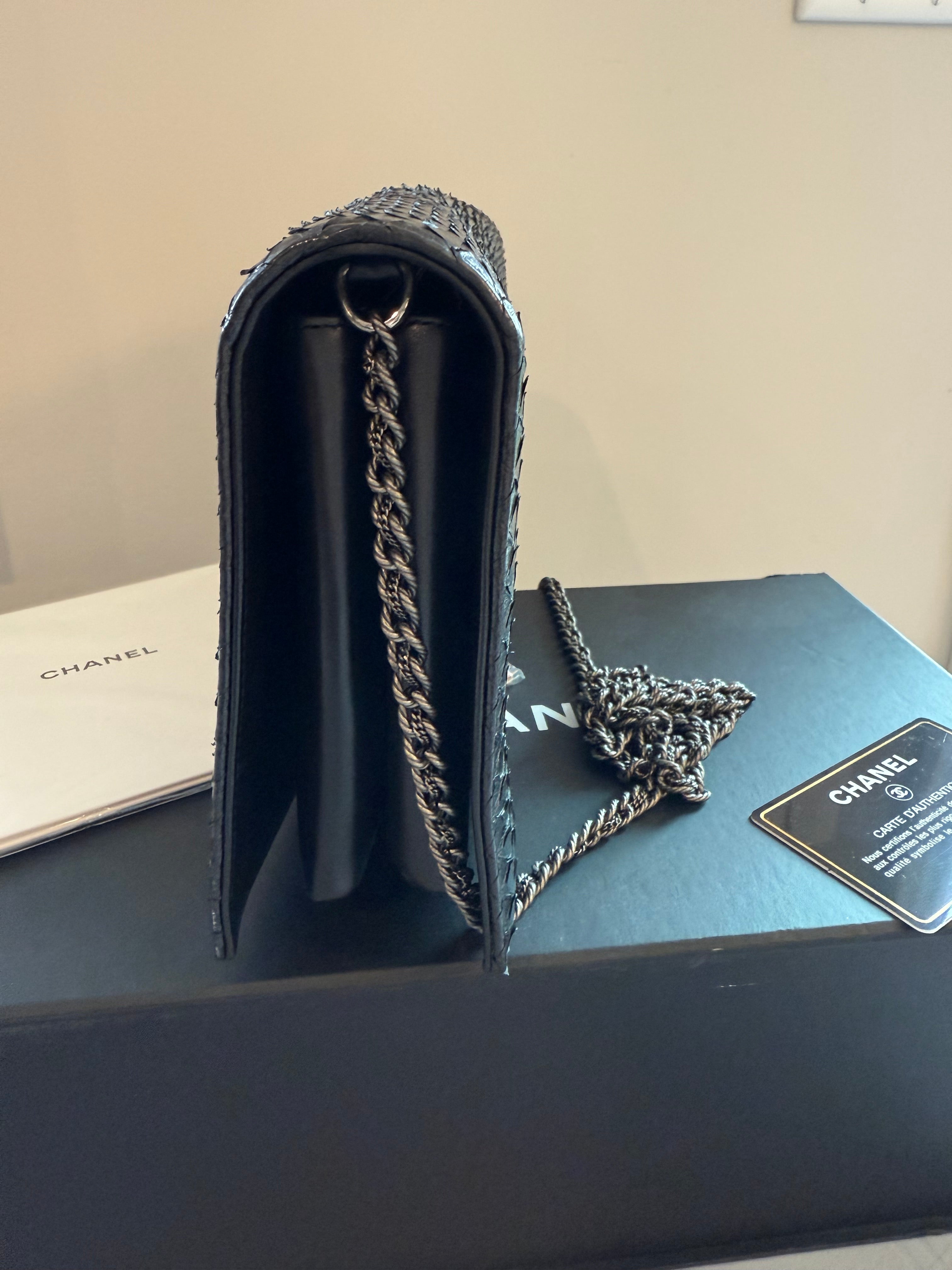 Chanel Python (Exotic) shoulder bag