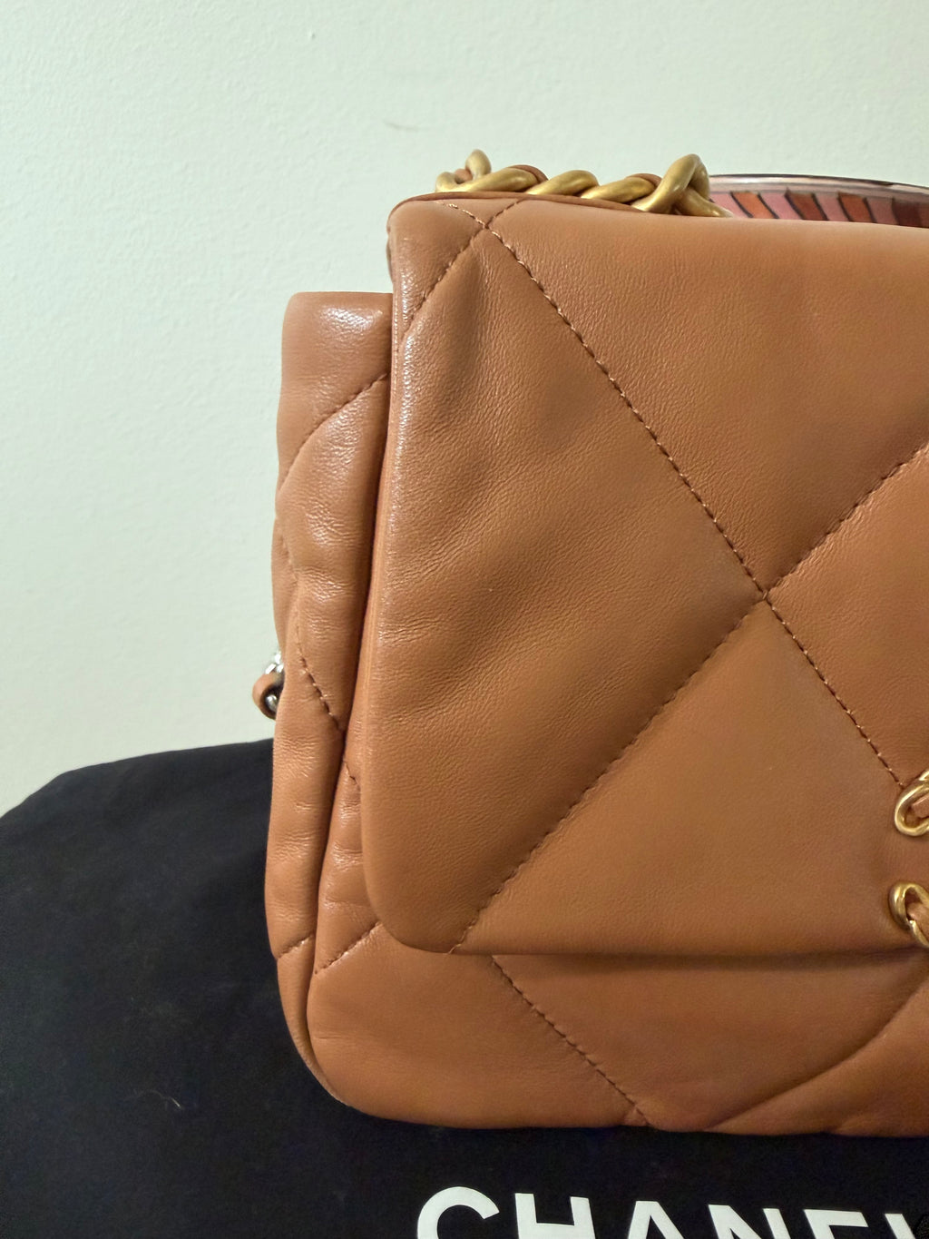 CHANEL 19 QUILTED LAMBSKIN BAG