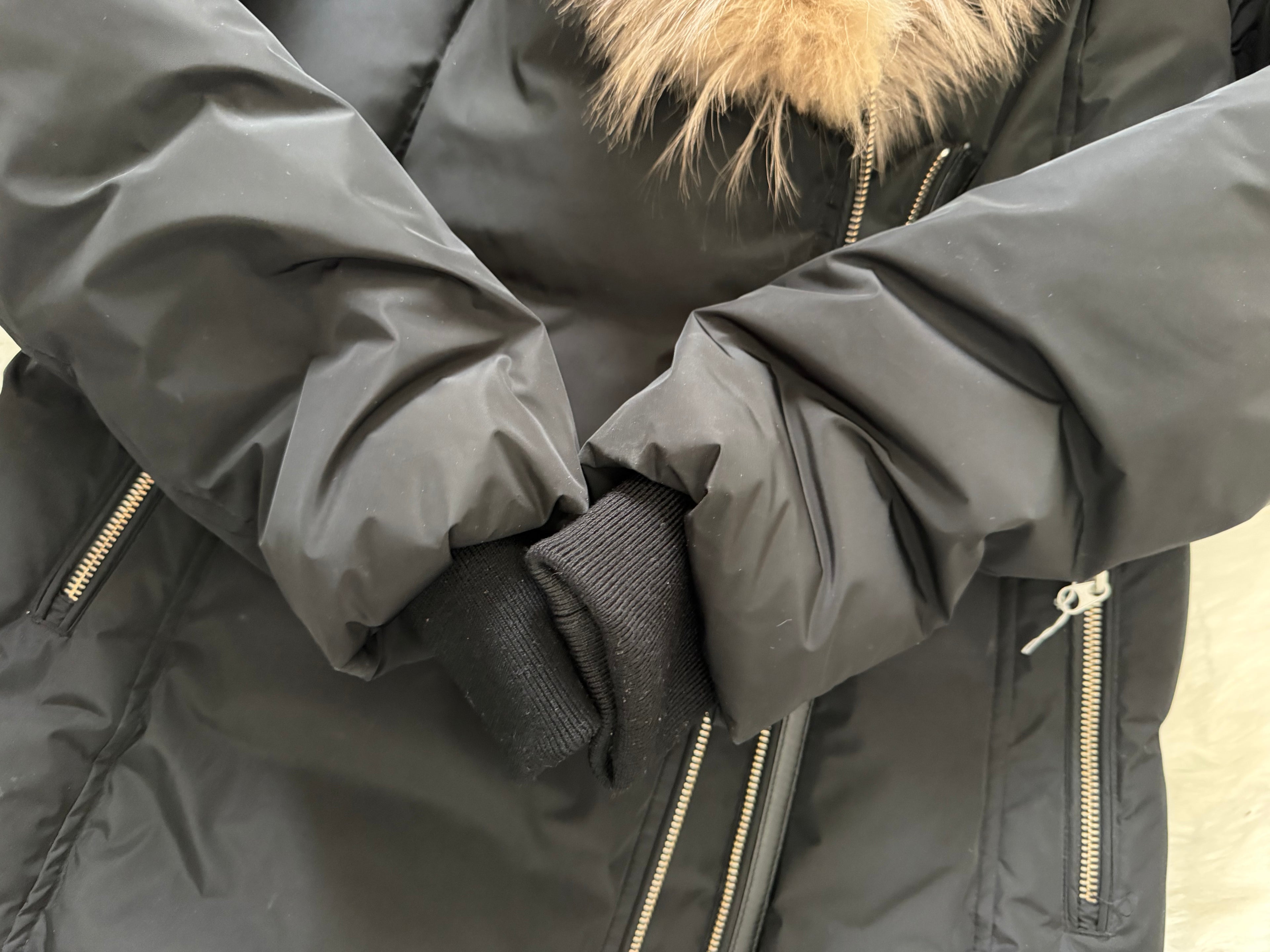 Mackage Long Coat with fur hood