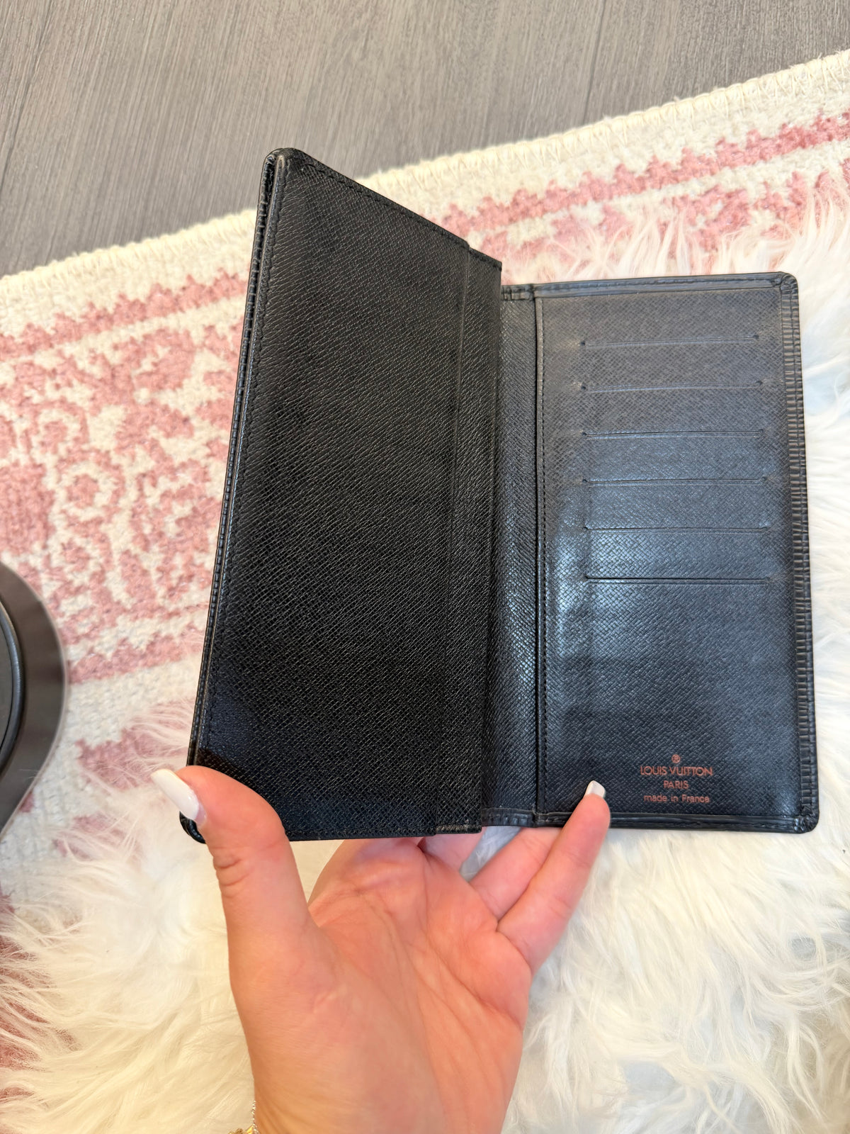 LOUIS VUITTON EPI LEATHER POCKET AGENDA COVER