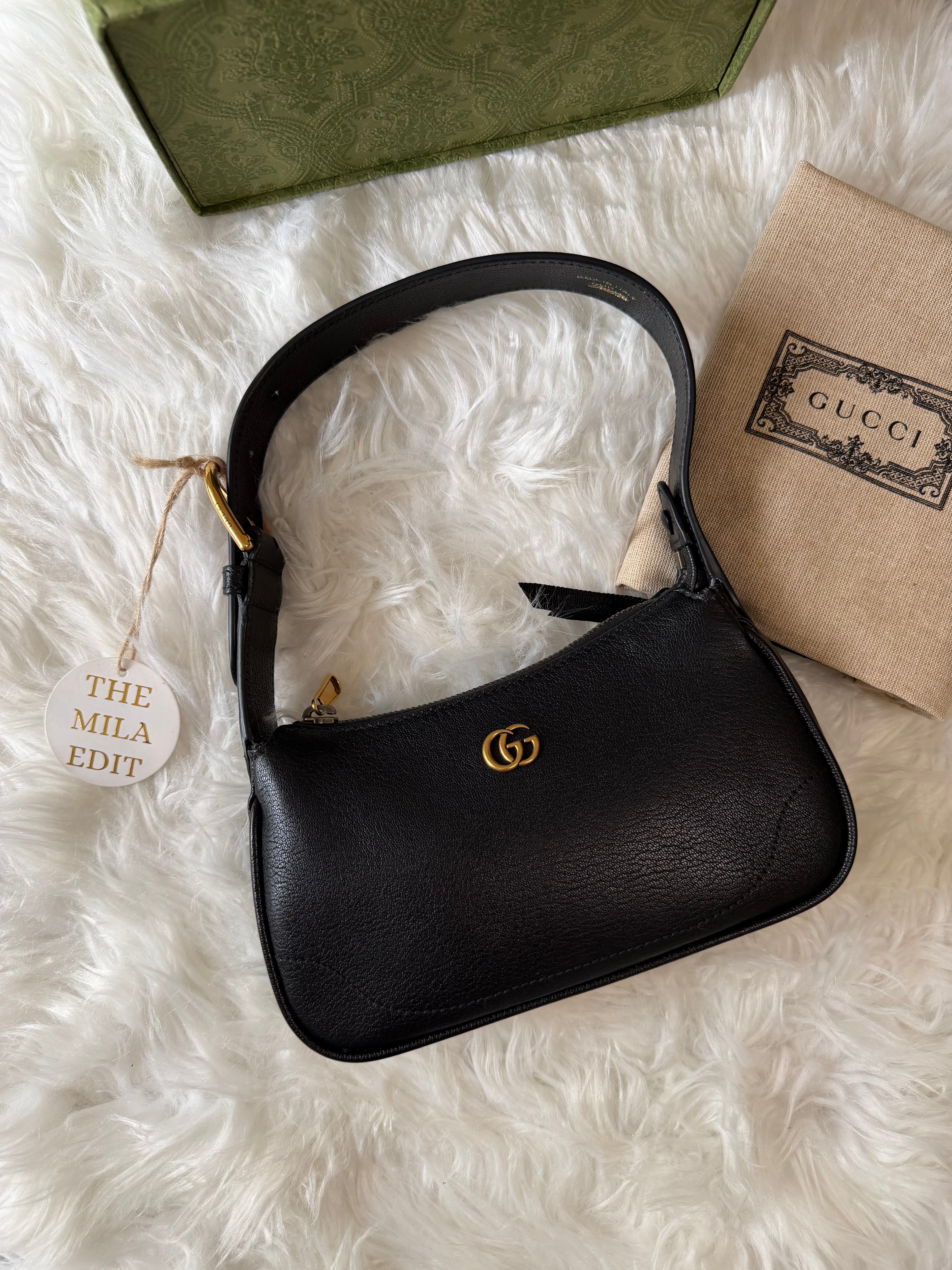 GUCCI APHRODITE SHOULDER MINI LEATHER BAG