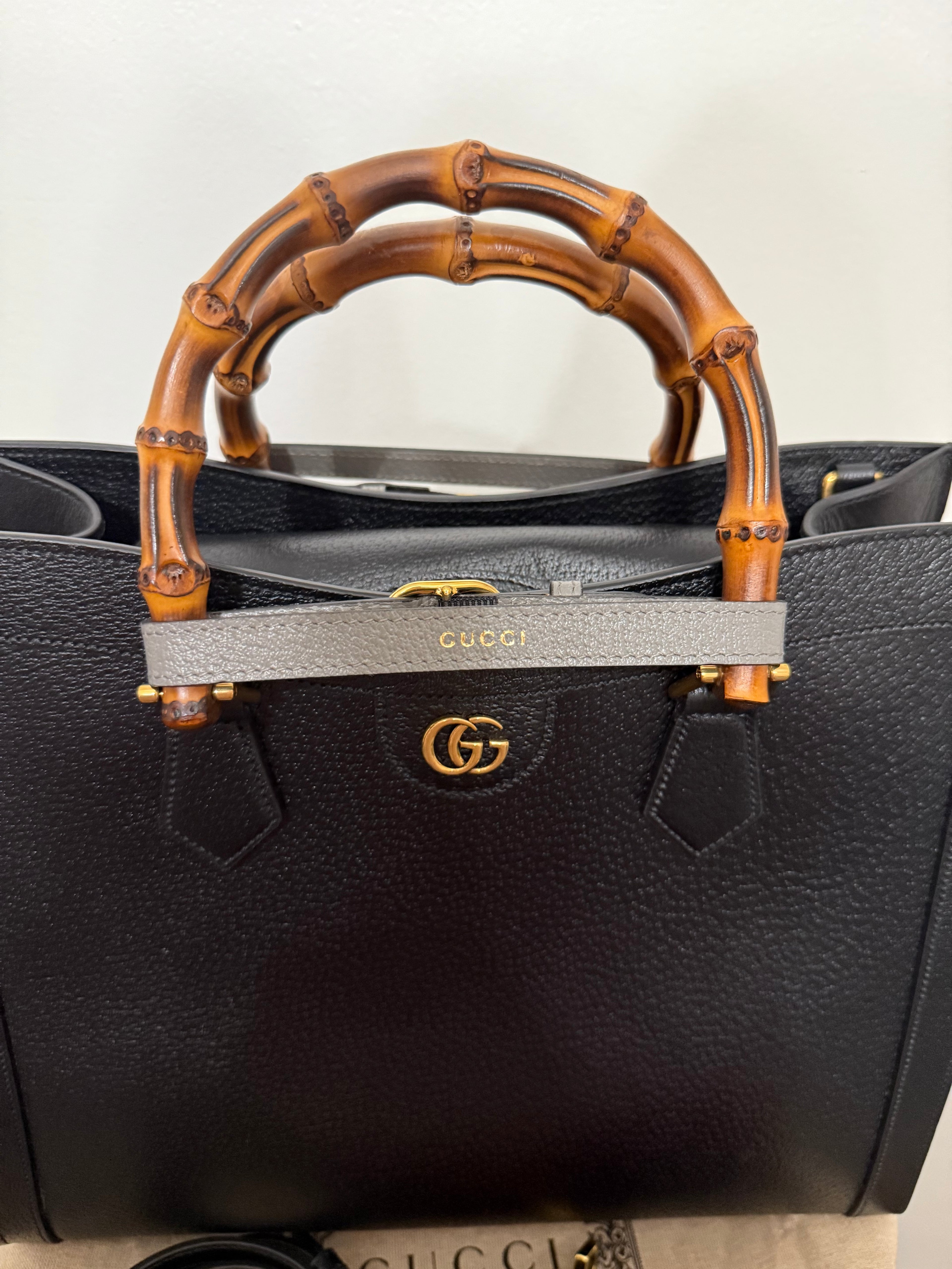 Gucci Diana Bamboo Large Tote Bag