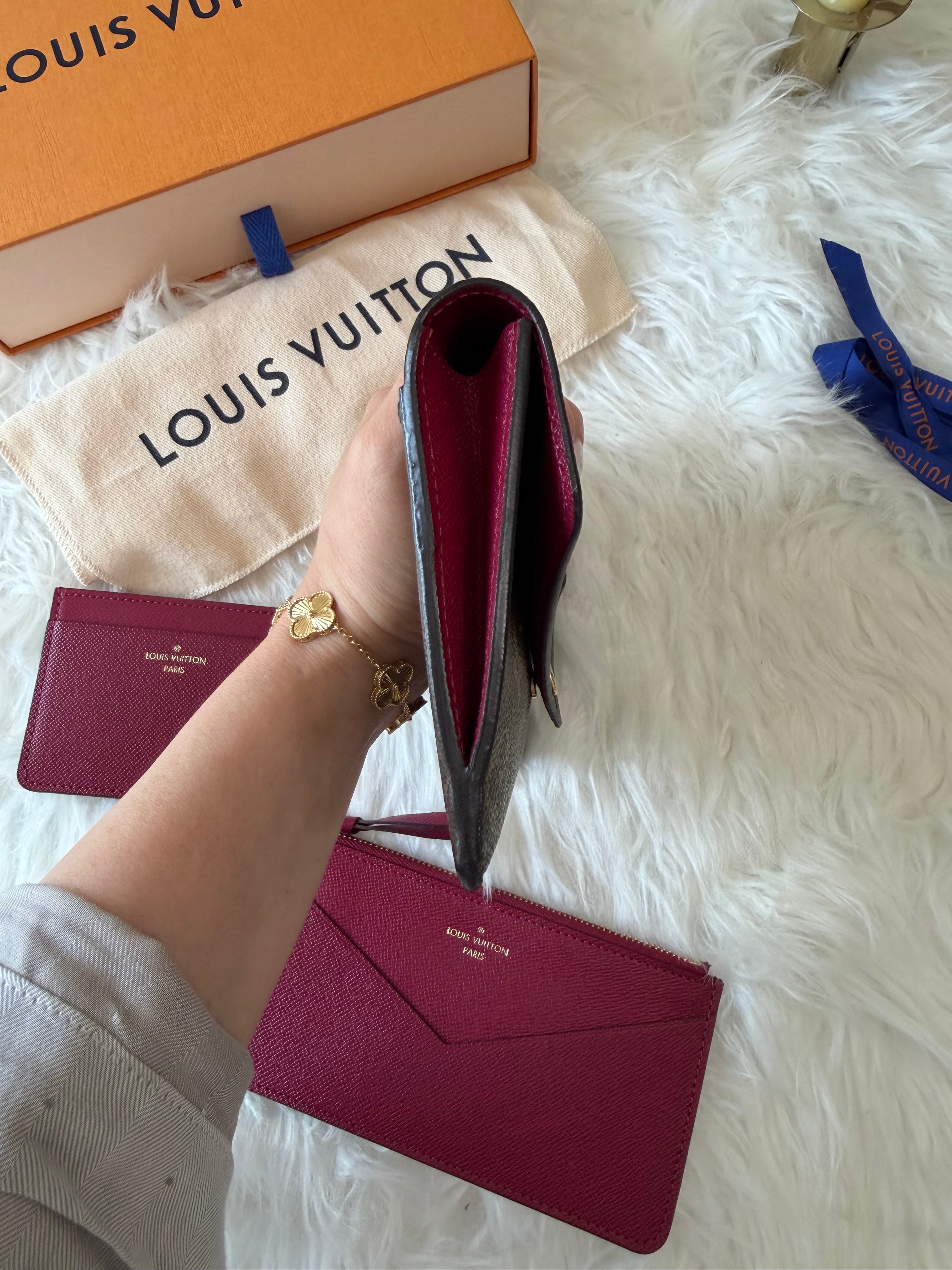 LOUIS VUITTON JEANNE WALLET IN MONOGRAM CANVAS