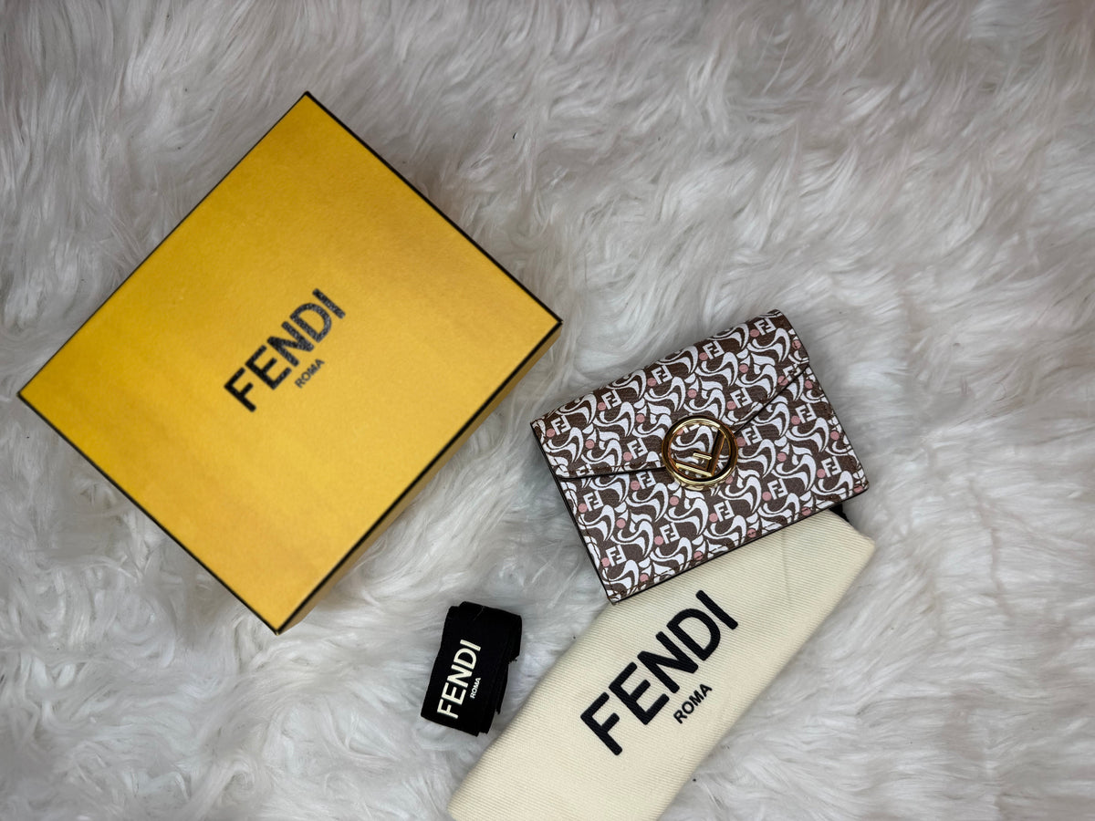FENDI MICRO TRIFOLD SMALL WALLET