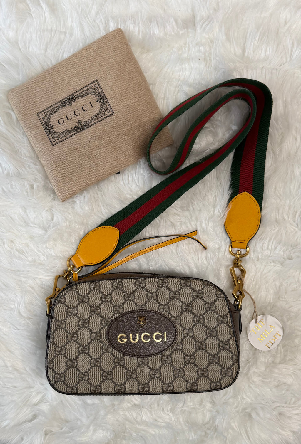 GUCCI NEO CAMERA GG SUPREME MESSANGER BAG