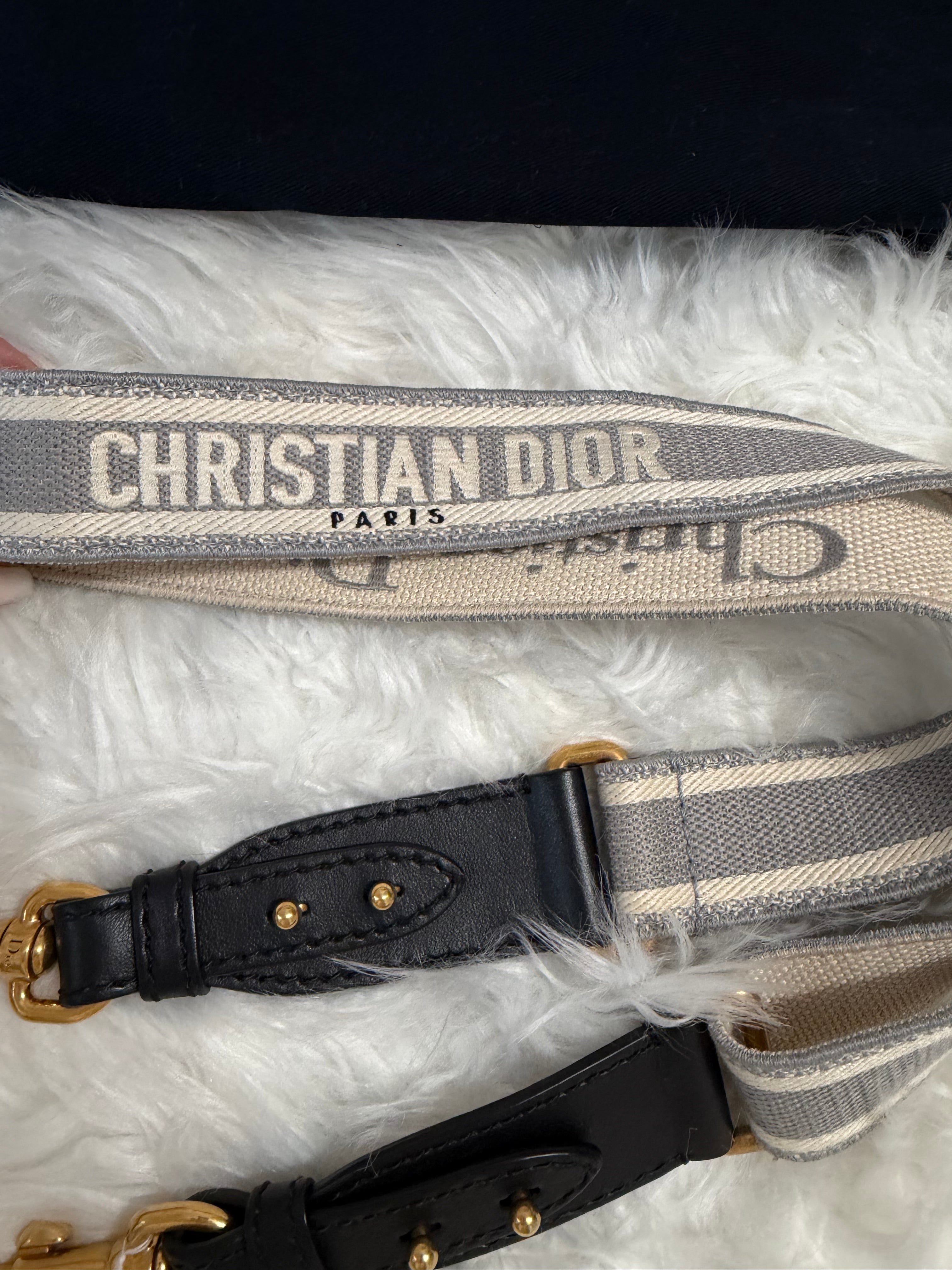CHRISTIAN DIOR LOGO ADJUSTABLE BAG STRAP