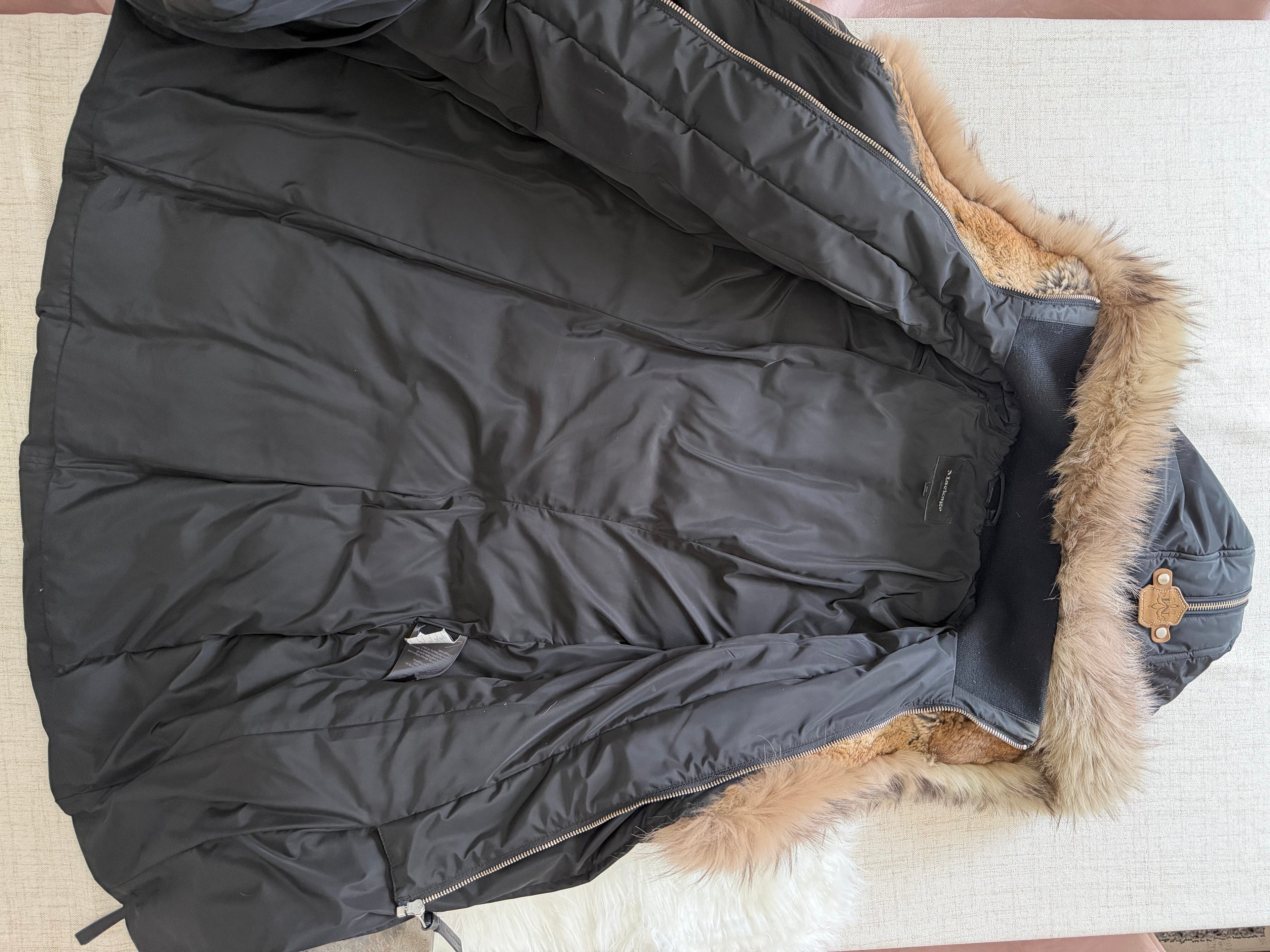 Mackage Long Coat with fur hood