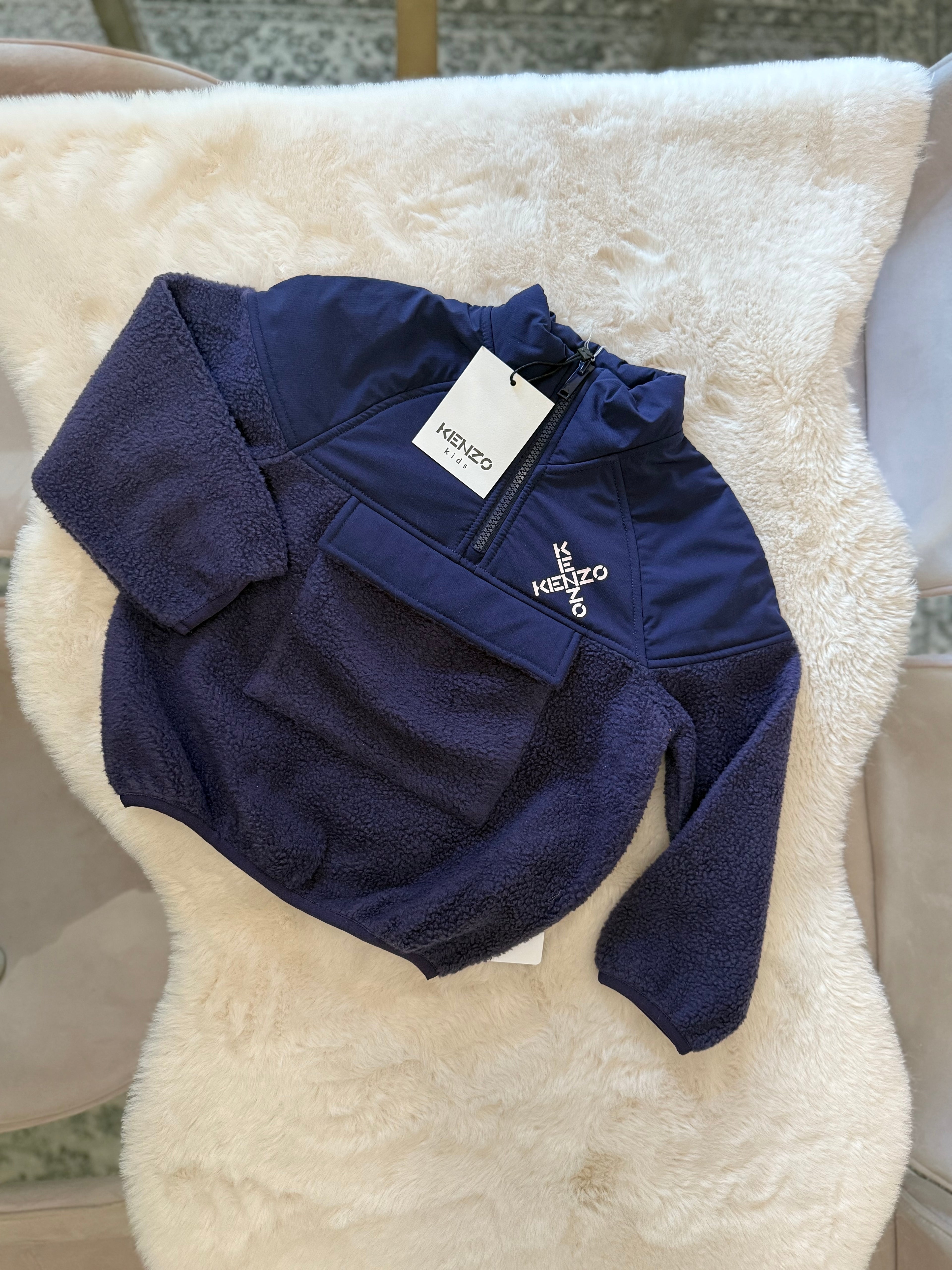 Kenzo half zip sweater jacket