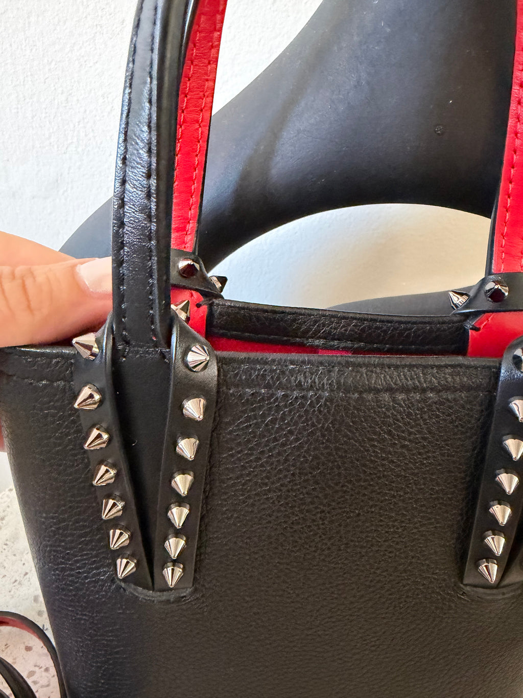 CHRISTIAN LOUBOUTIN CABATA MINI TOTE BAG