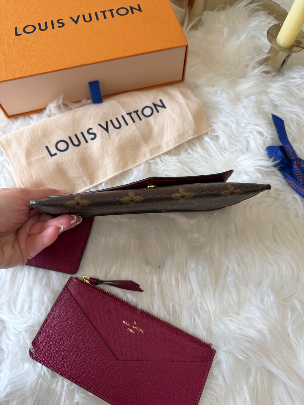 LOUIS VUITTON JEANNE WALLET IN MONOGRAM CANVAS