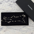 Chanel Pearl and Crystal bead CC Long necklace