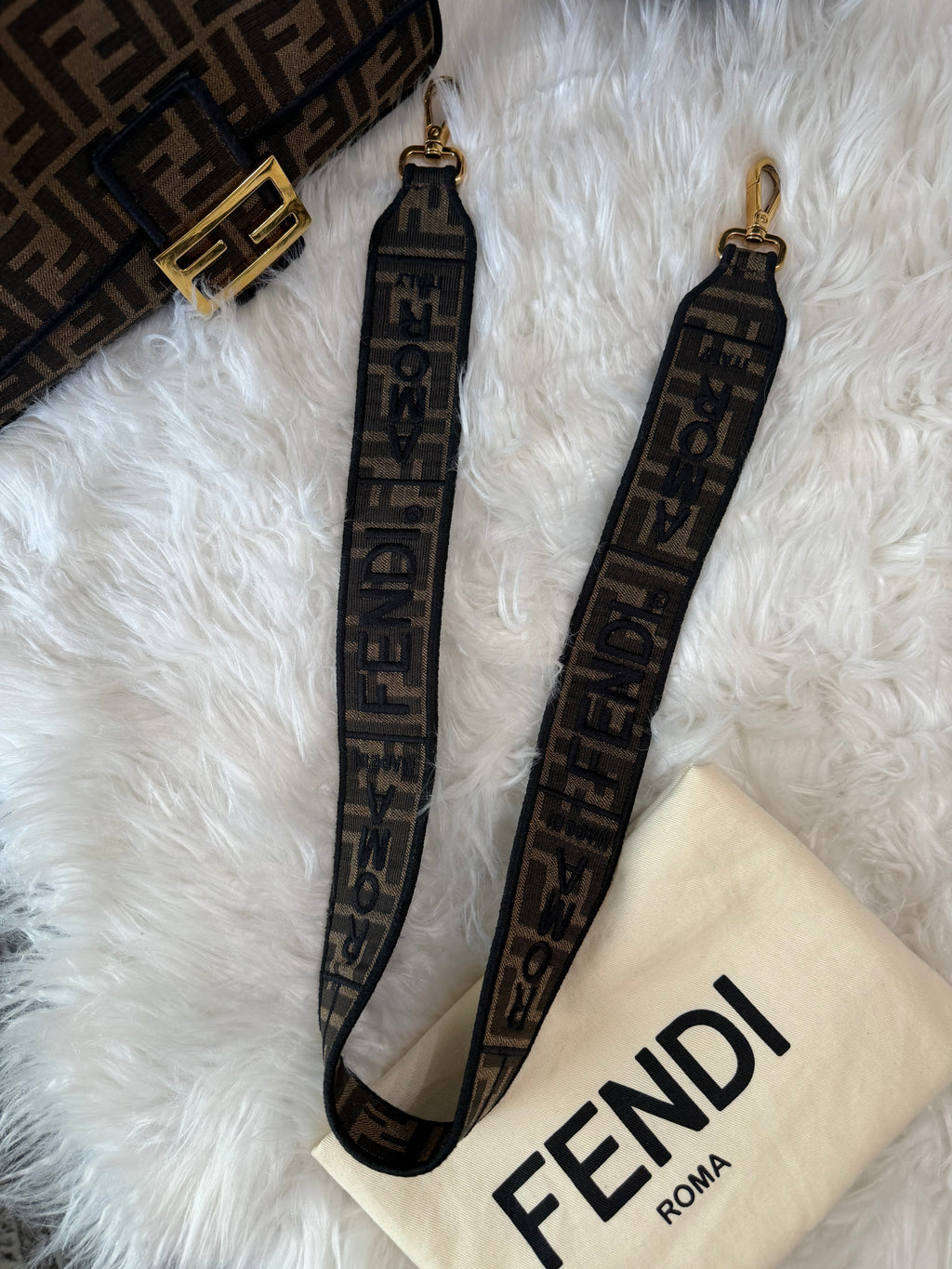 FENDI ZUCCA BAGUETTE NM BAG