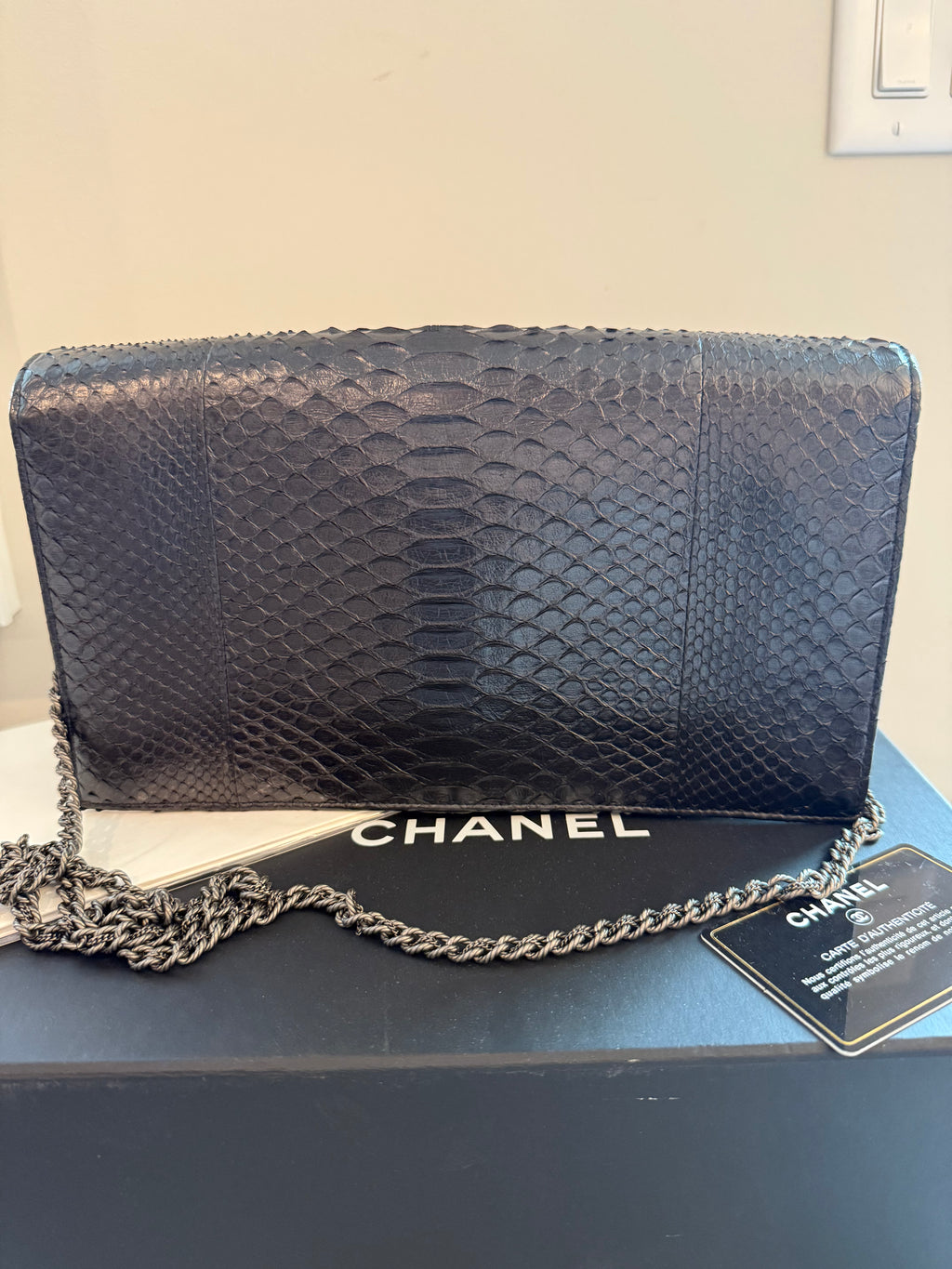 Chanel Python (Exotic) shoulder bag