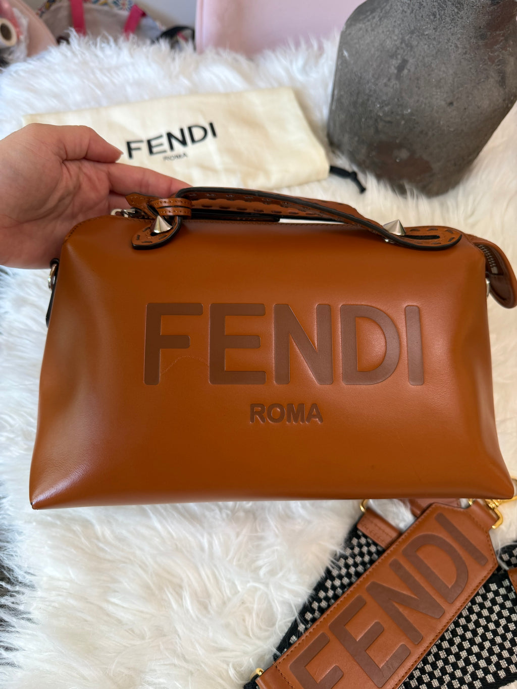 FENDI BY THE WAY BAG LEATHER BAG