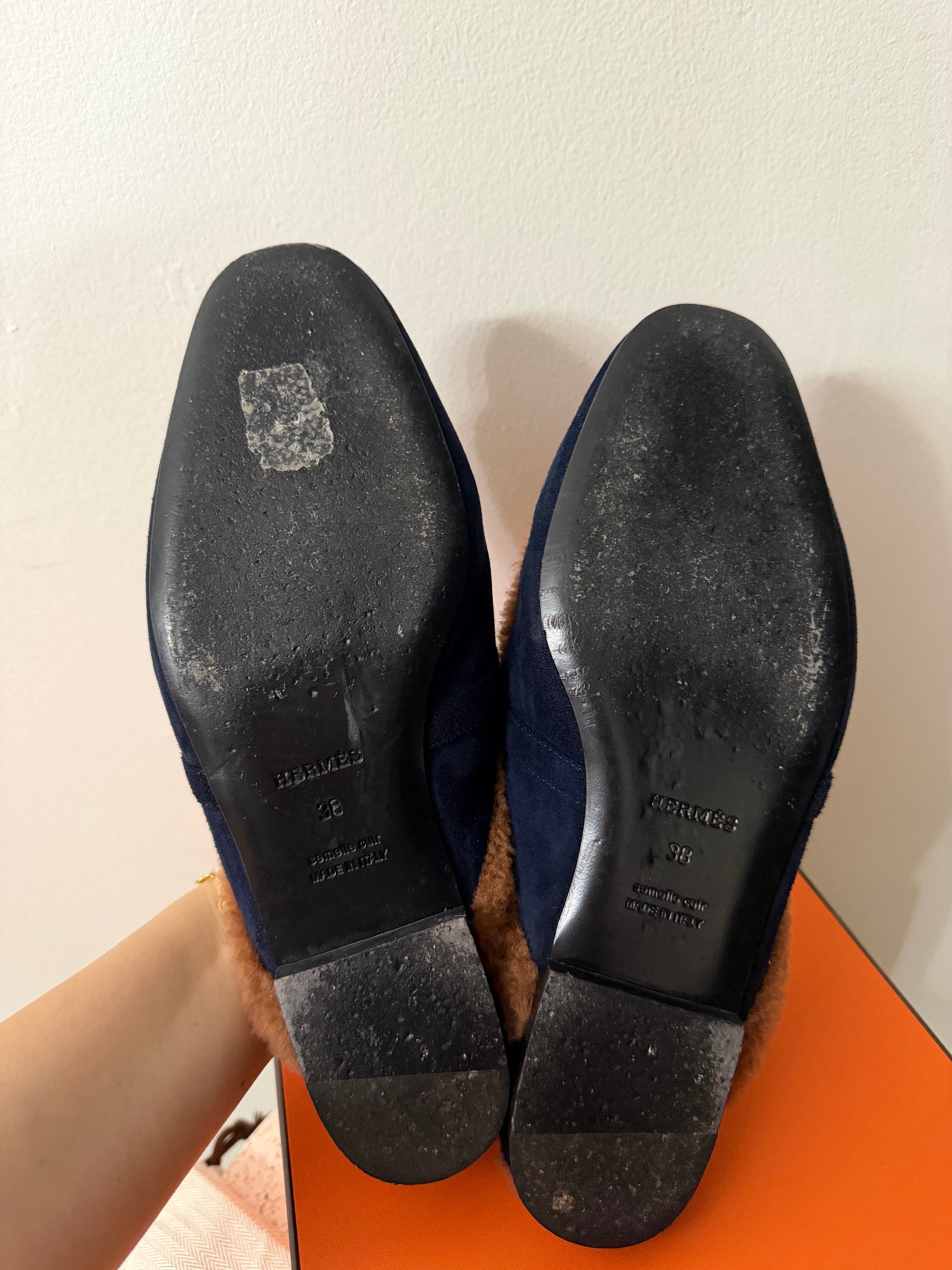 Hermes OZ MULES WITH KELLY BUCKLE