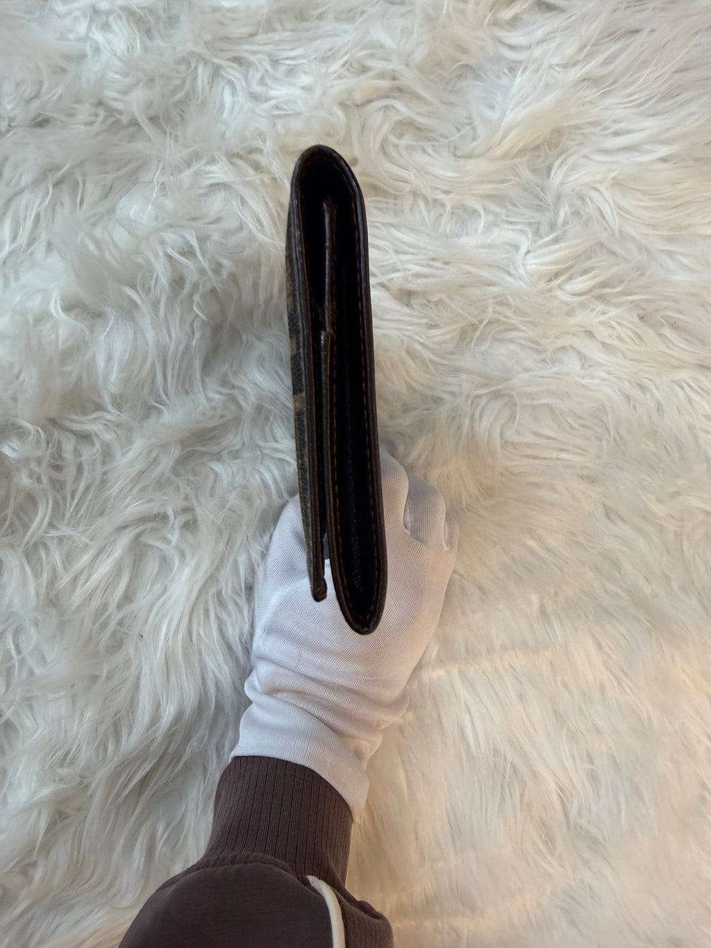 FENDI ZUCCA FF LONG WALLET CLUTCH CANVAS