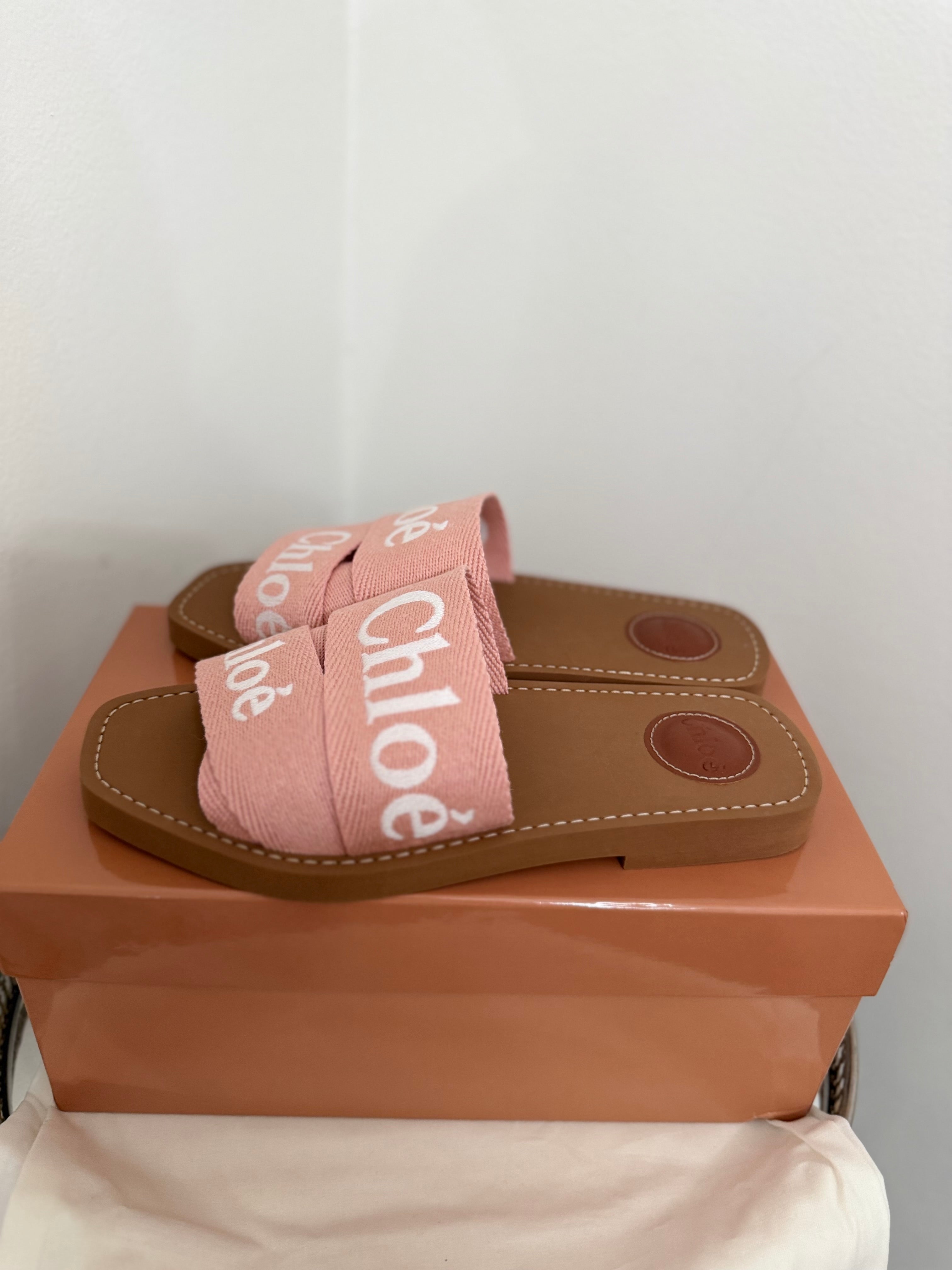 CHLOE LOGO STRAP SLIDE