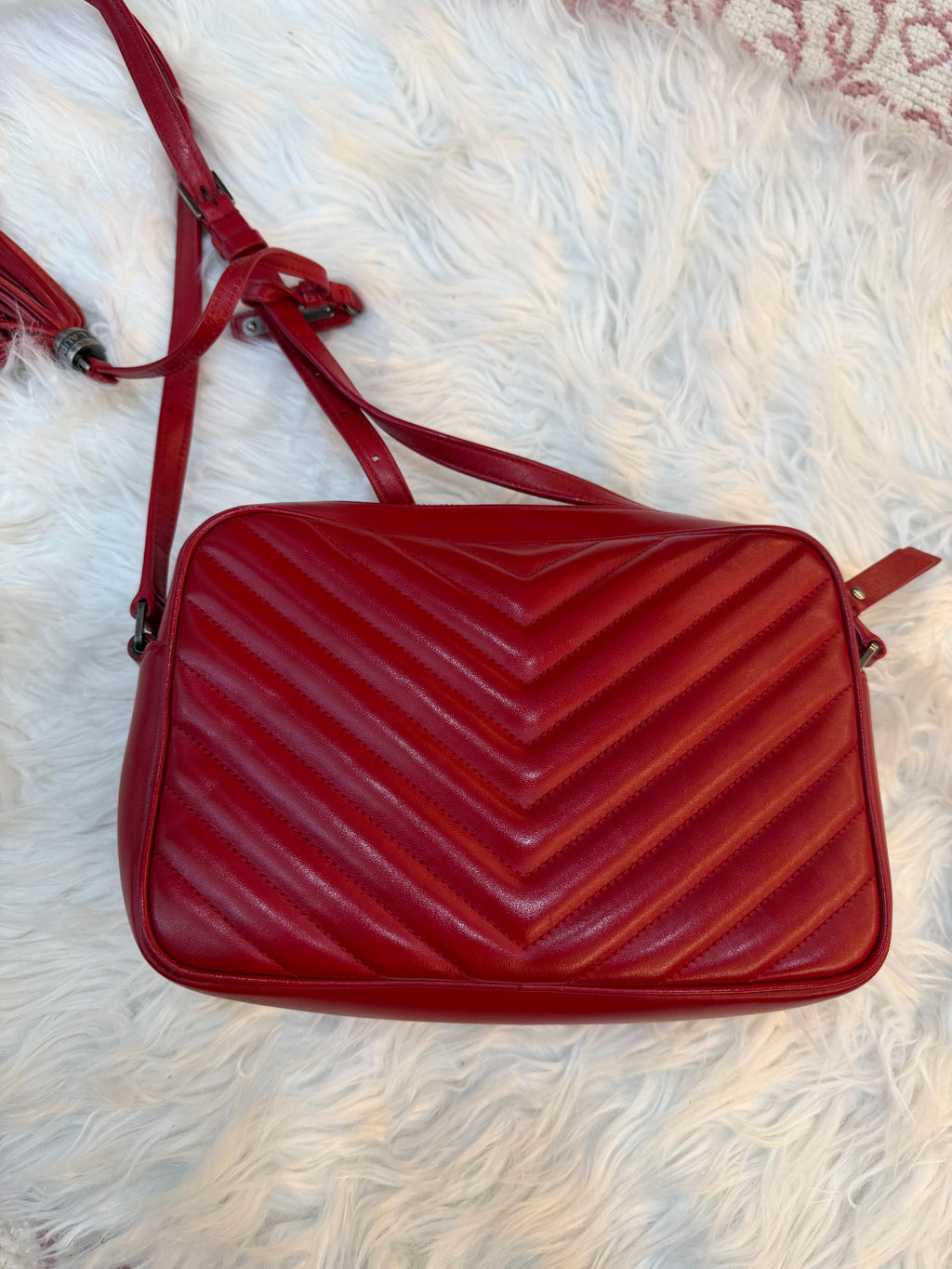 SAINT LAURENT LOU MATELASSE CAMERA BAG