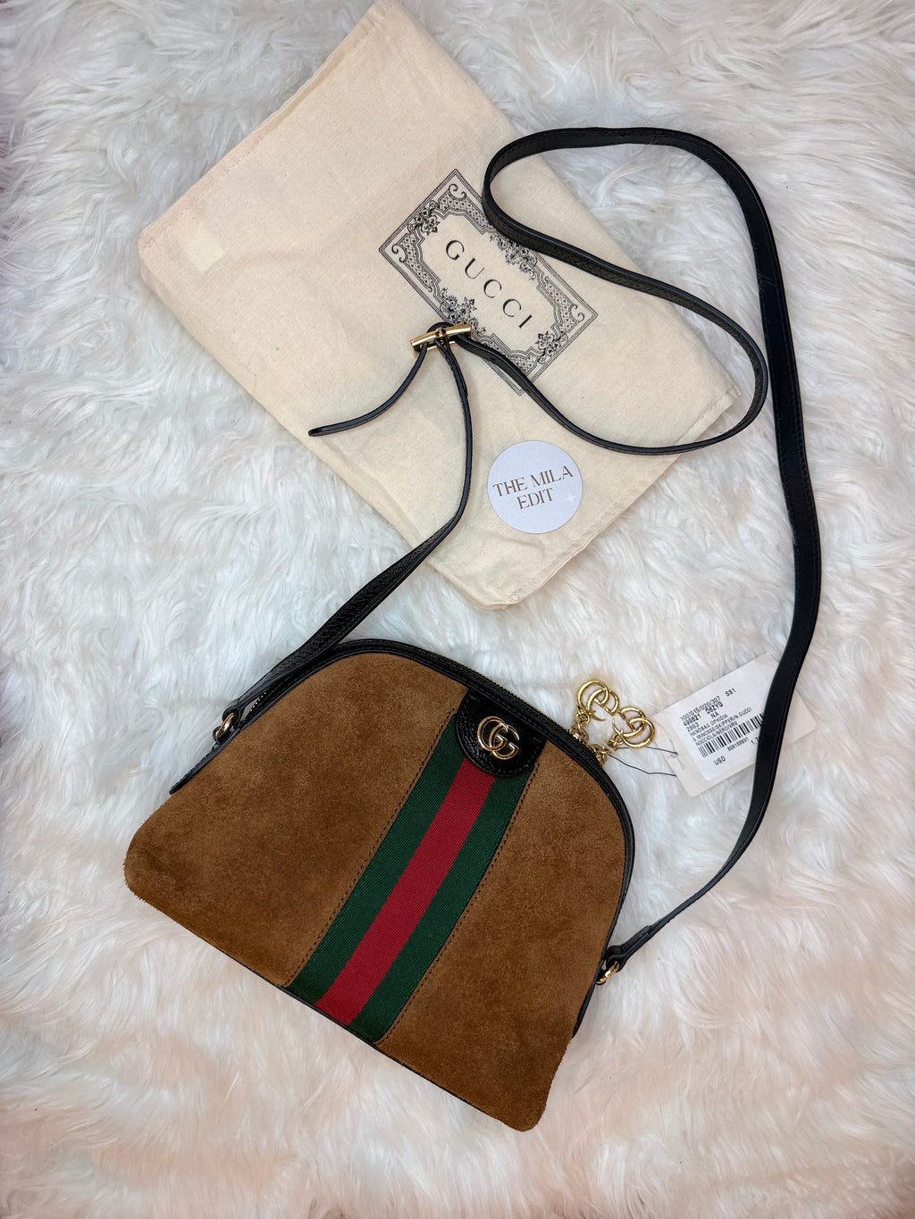 GUCCI OPHIDIA SMALL DOME SHOULDER BAG
