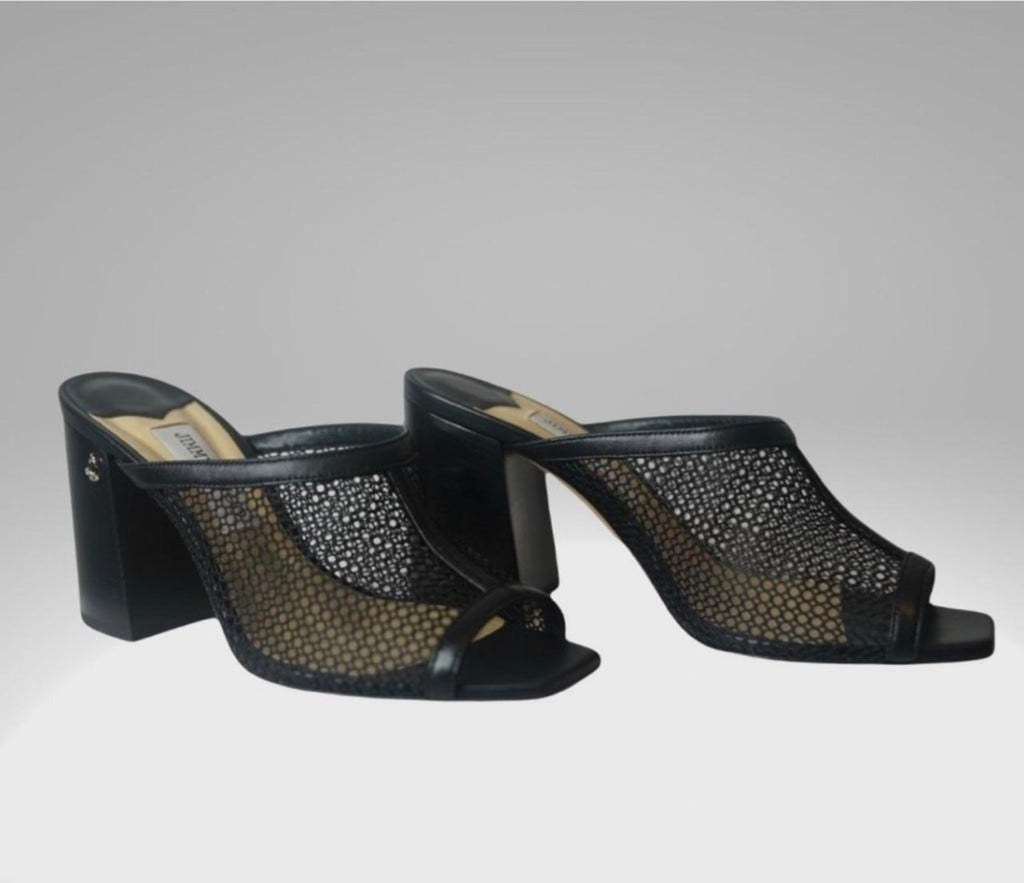Jimmy Choo Honey Comb Mesh Mules
