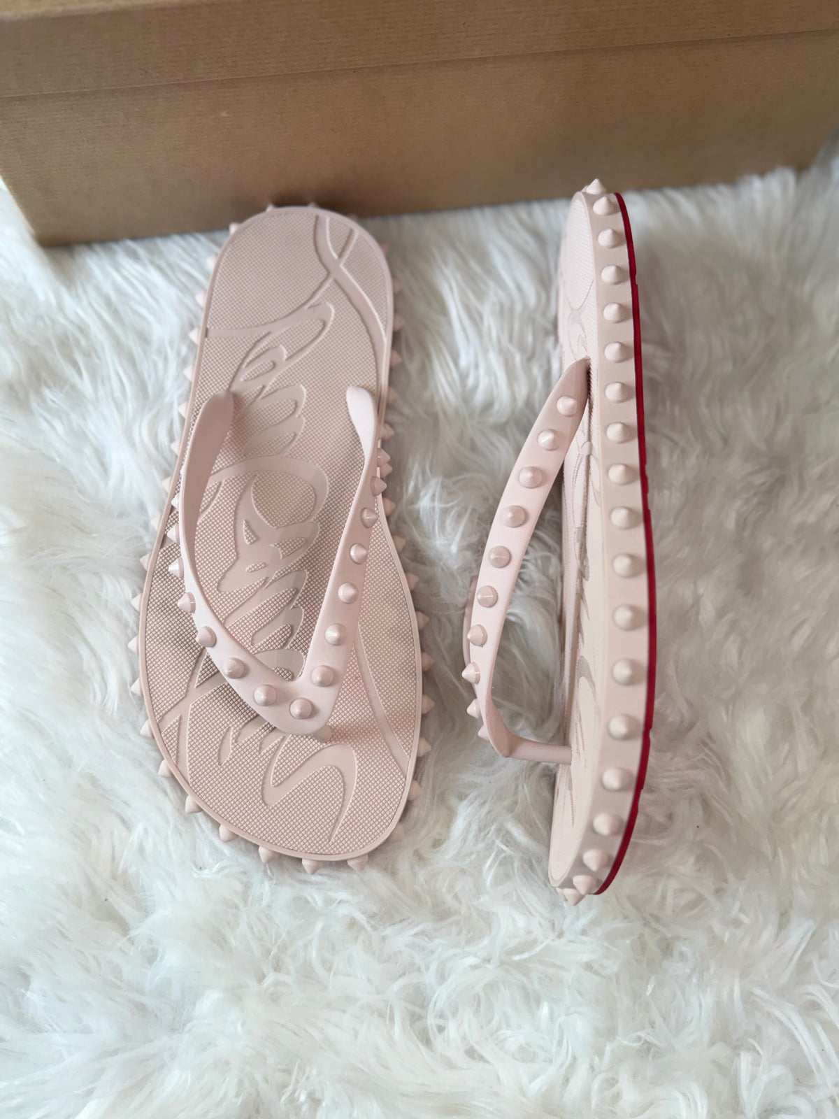 CHRISTIAN LOUBOUTIN SUPER LOUBY FLIP-FLOPS