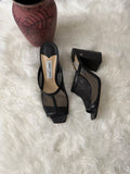Jimmy Choo Honey Comb Mesh Mules