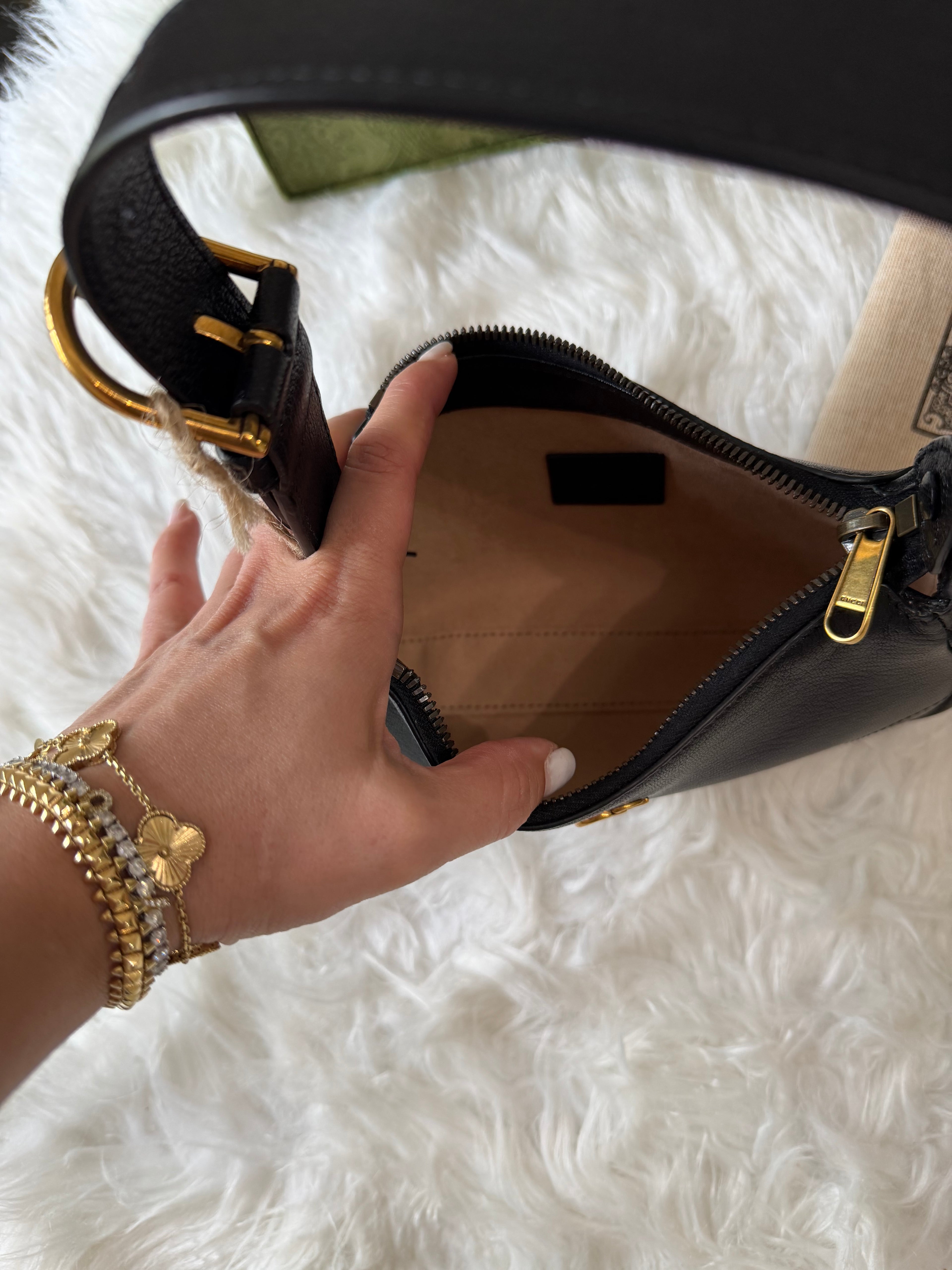GUCCI APHRODITE SHOULDER MINI LEATHER BAG