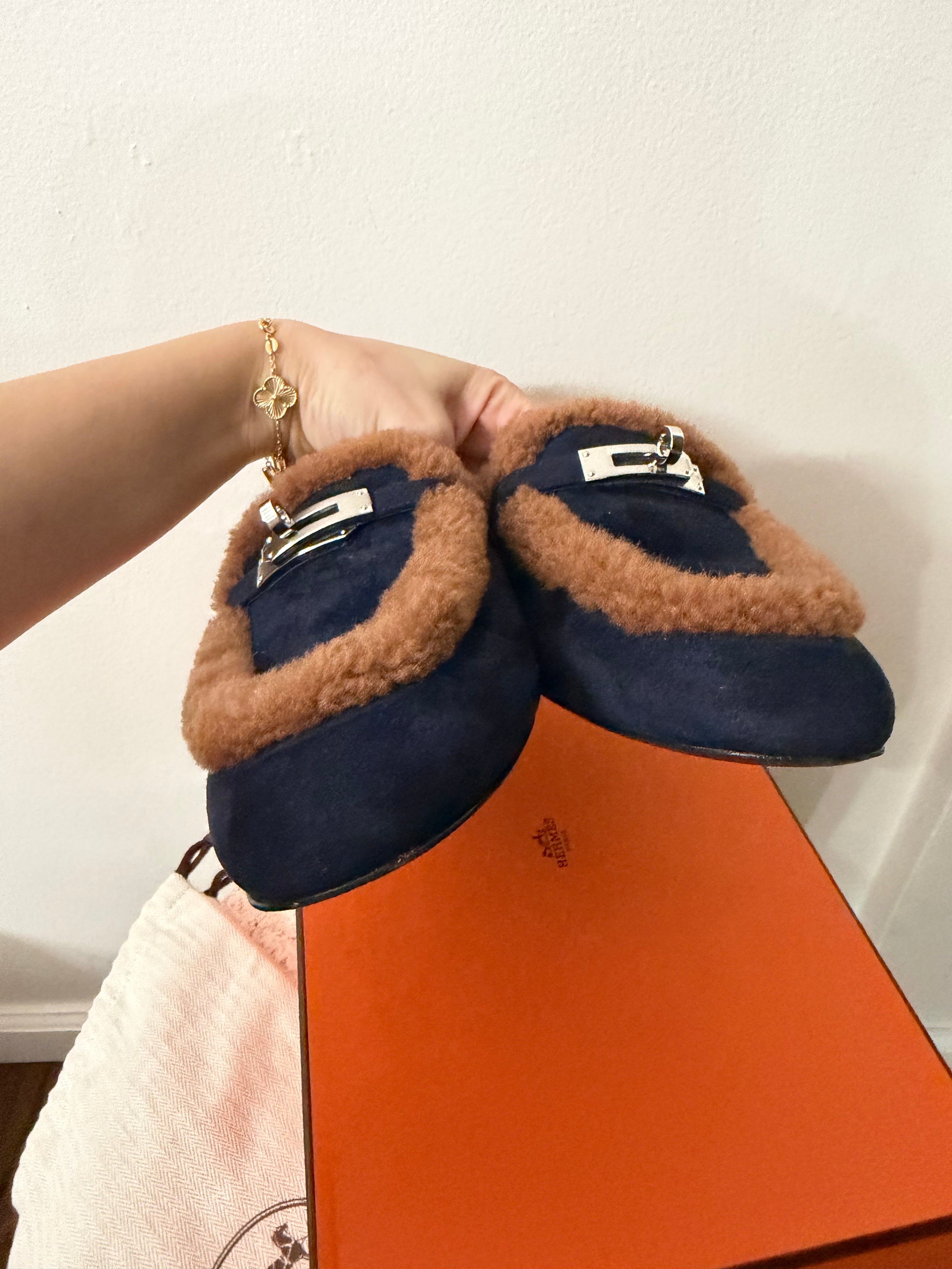 Hermes OZ MULES WITH KELLY BUCKLE
