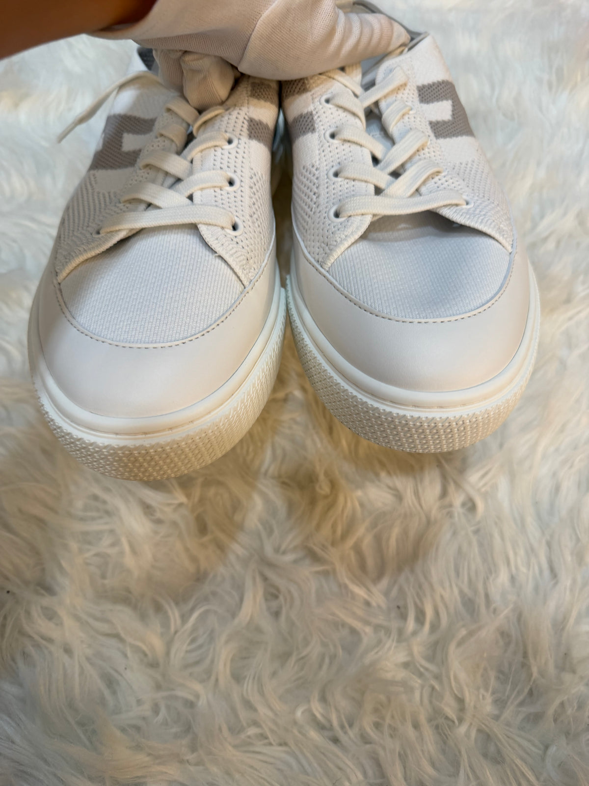 HERMES WOMEN DEEP SNEAKERS CANVAS