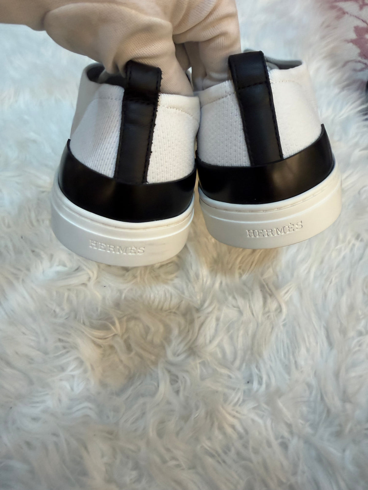 HERMES WOMEN DEEP SNEAKERS CANVAS