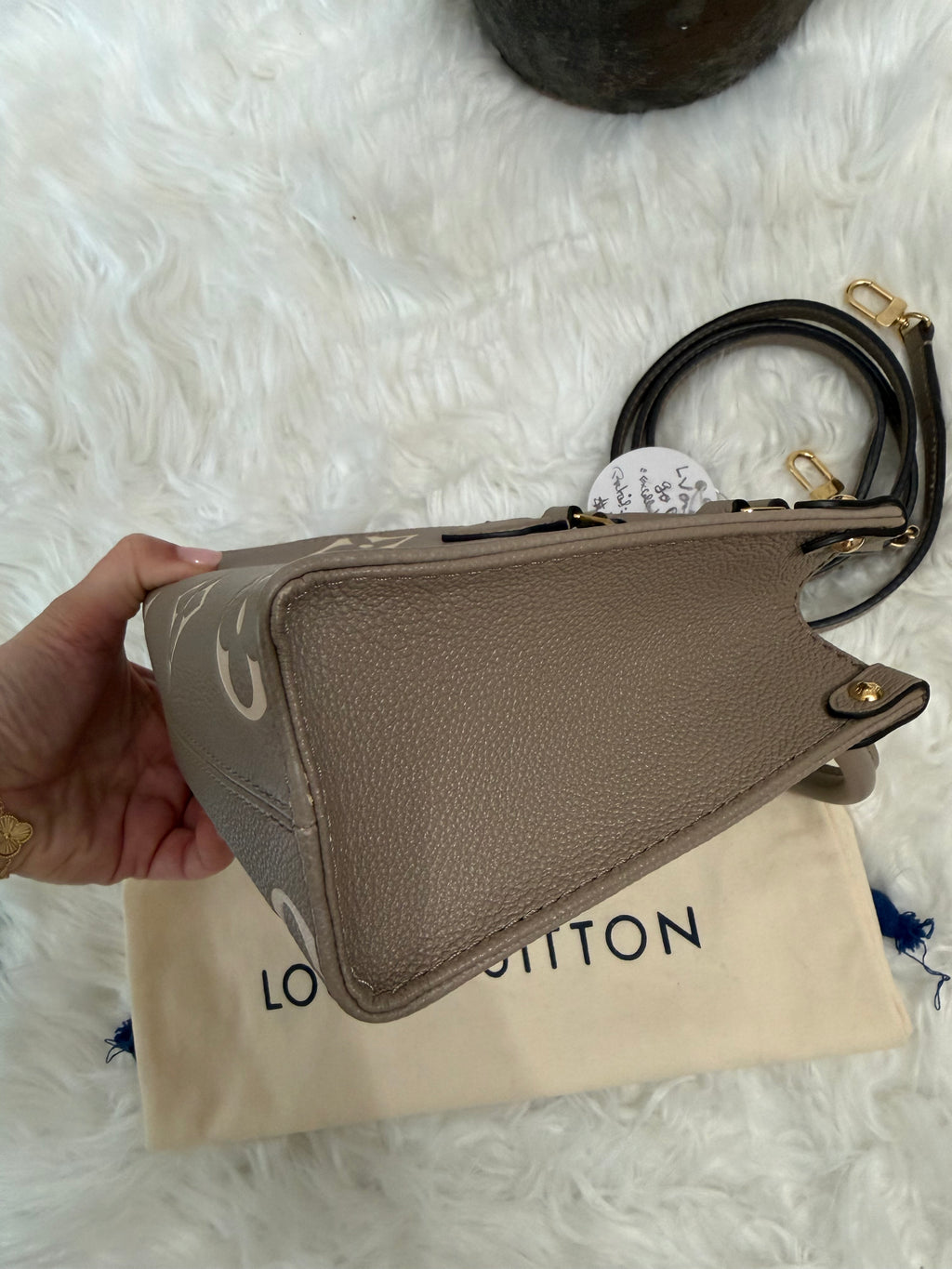 LOUIS VUITTON GIANT FELICIE ON THE GO BB BAG