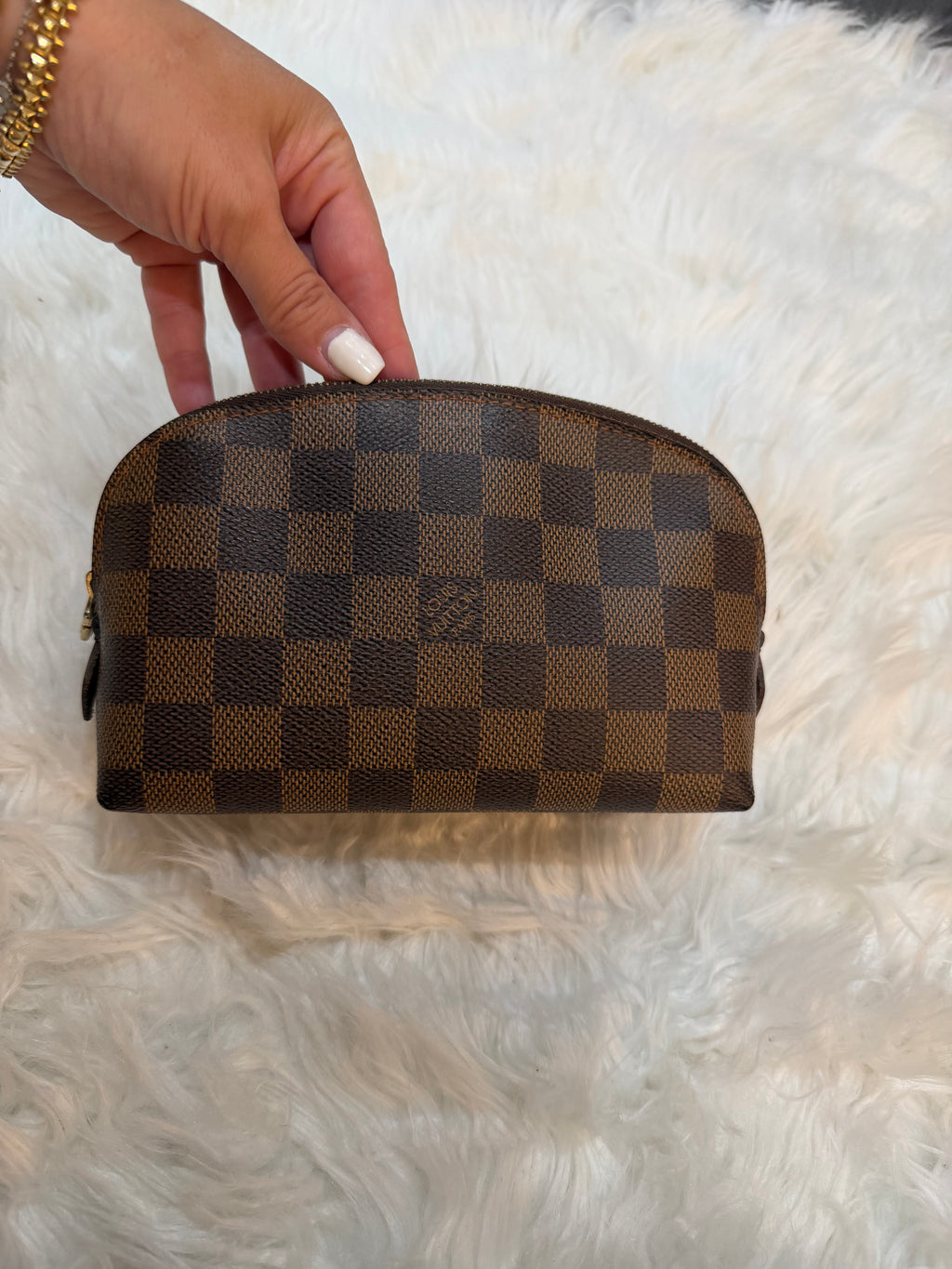LOUIS VUITTON DAMIER EBENE COSMETIC POUCH