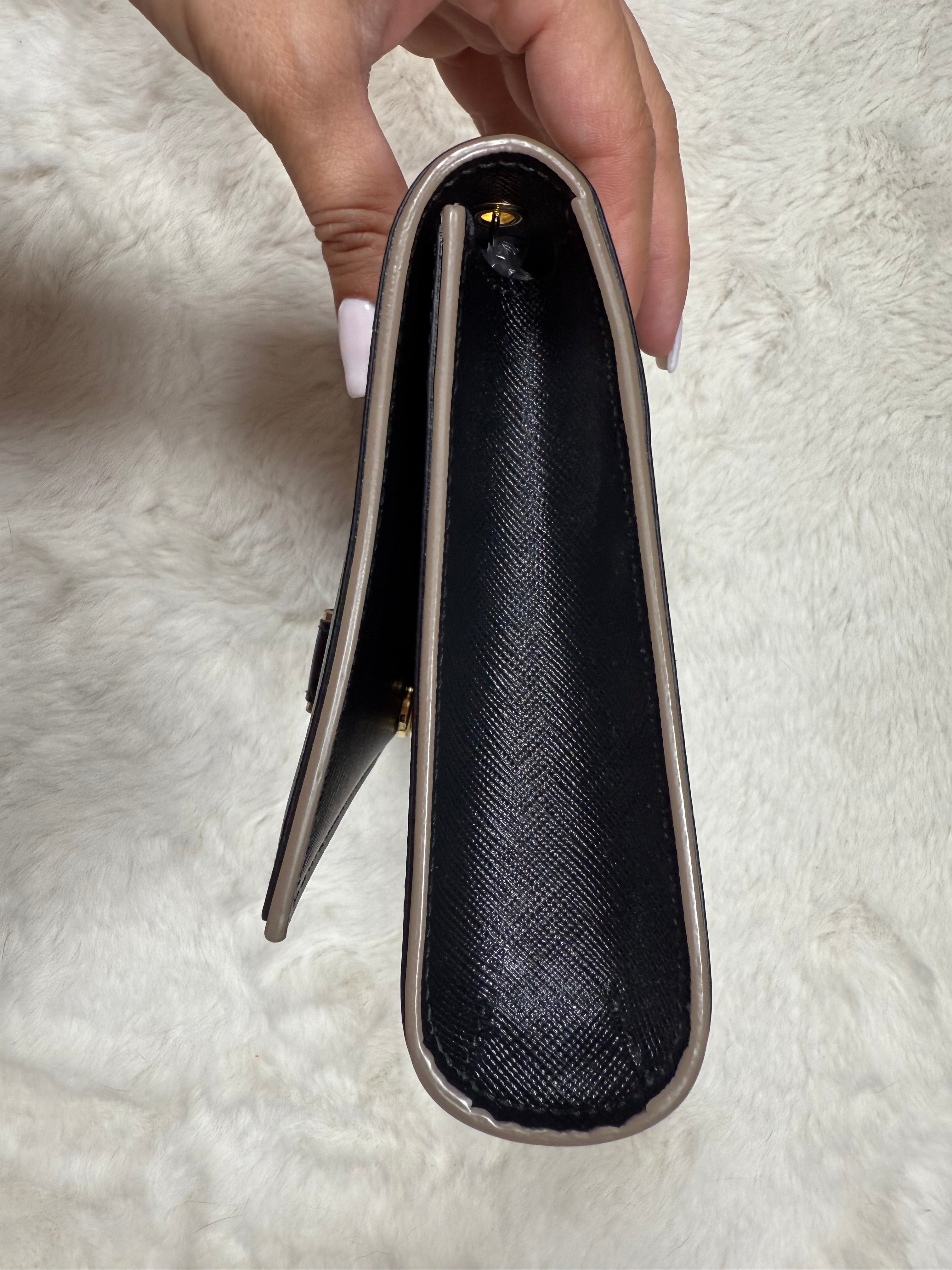 SALVATORE FERRAGAMO MINI CLUTH WITH CHAIN