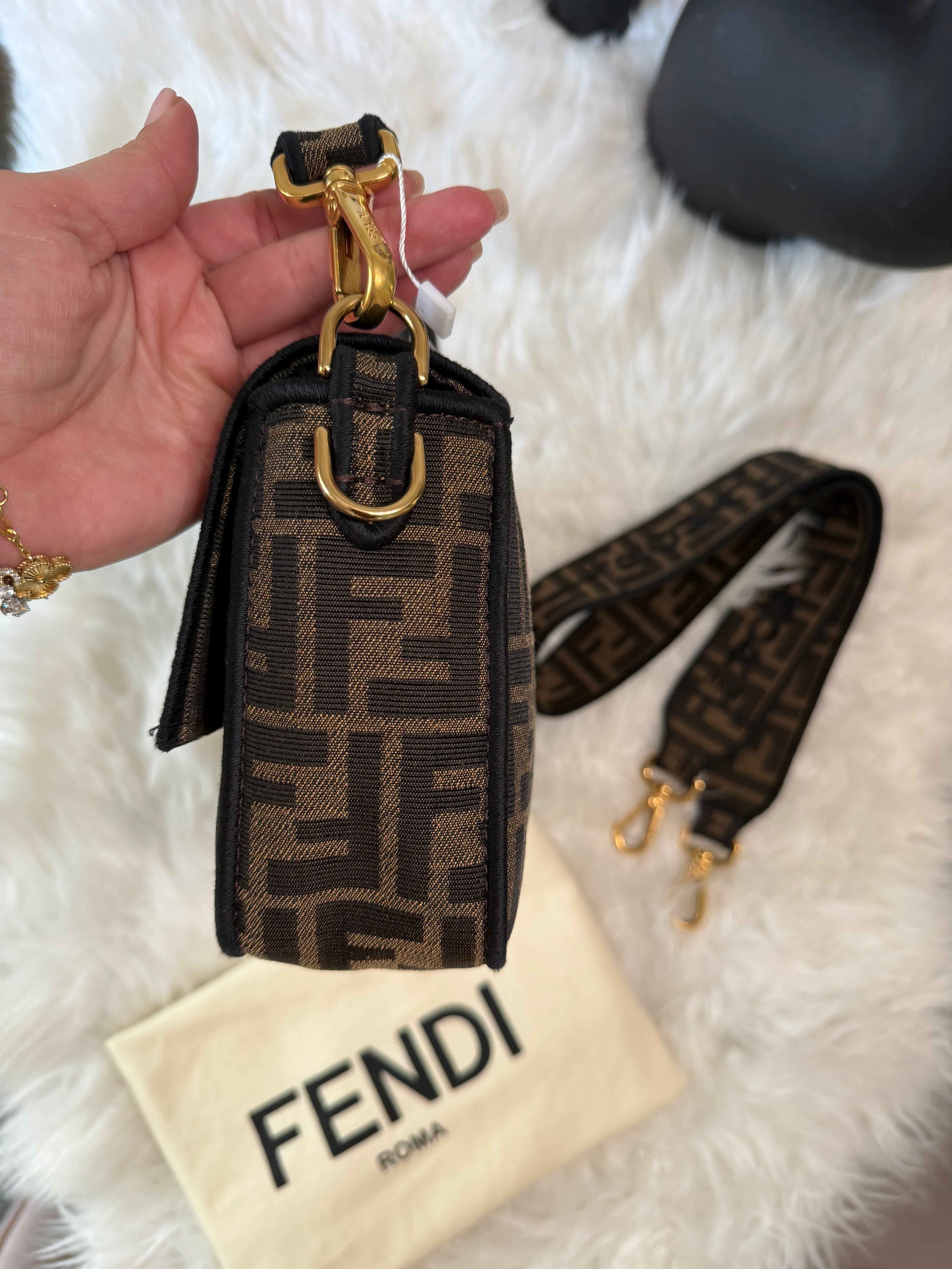 FENDI ZUCCA BAGUETTE NM BAG