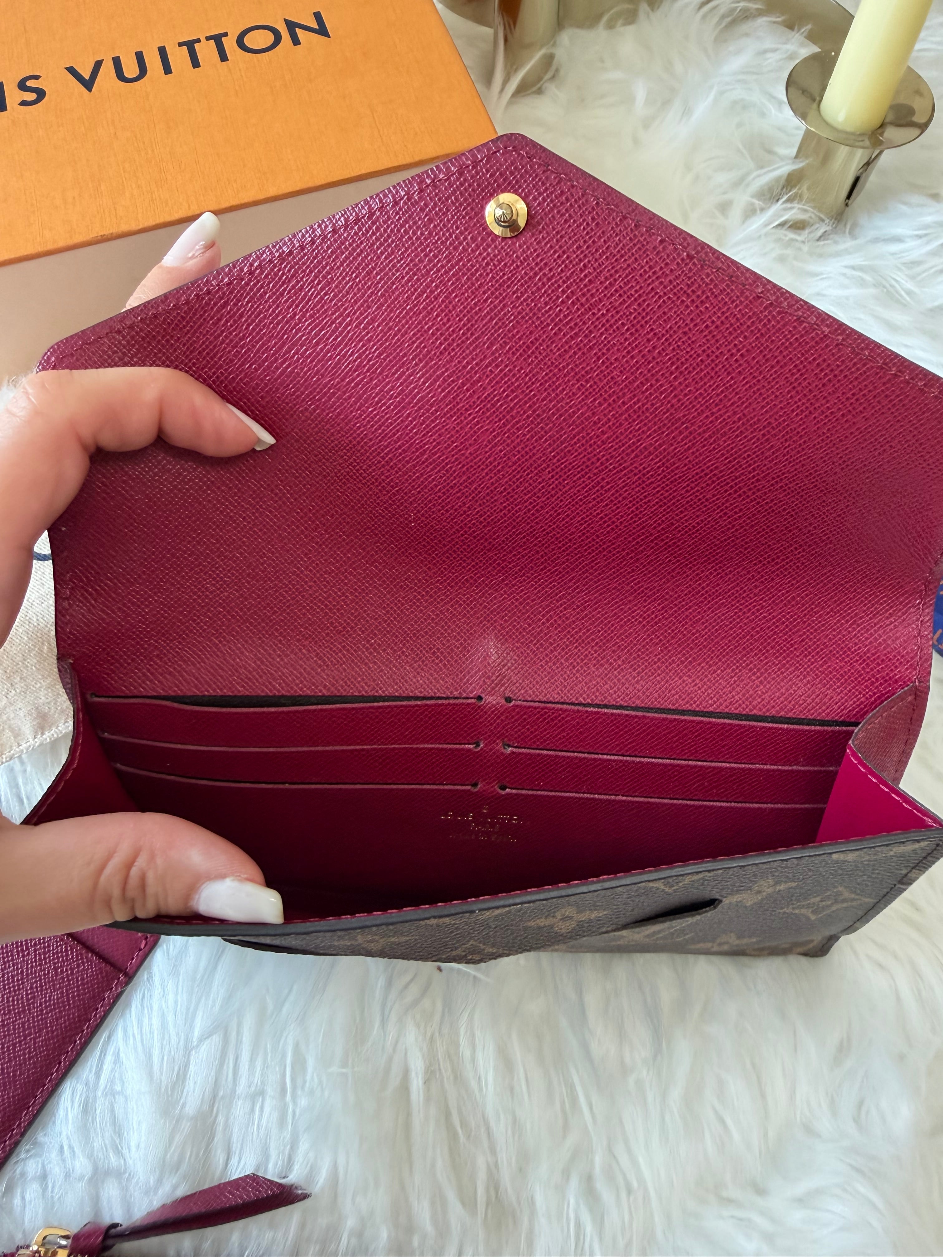 LOUIS VUITTON JEANNE WALLET IN MONOGRAM CANVAS