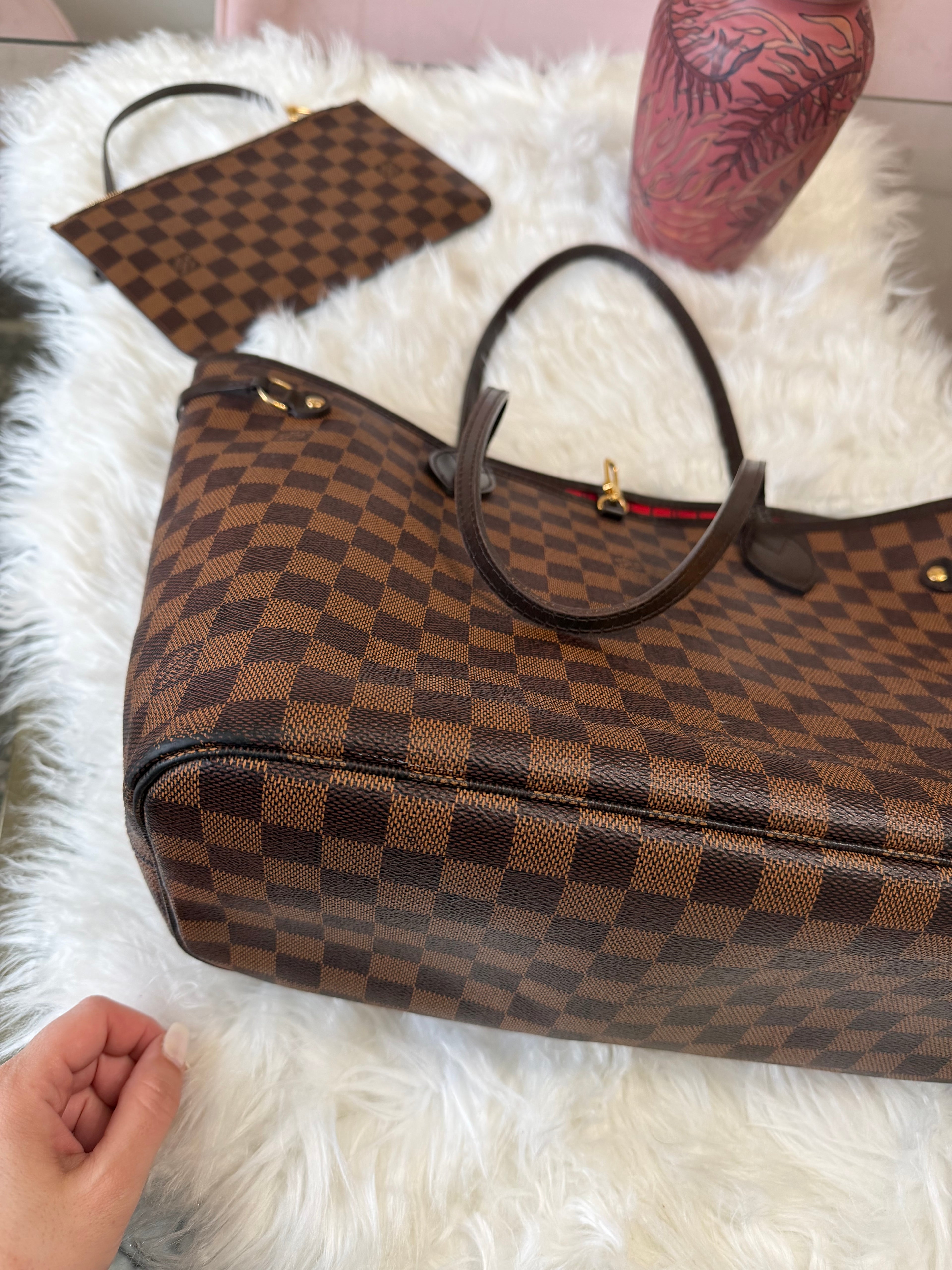 LOUIS VUITTON NEFERFUL DAMIER EBENE MM TOTE