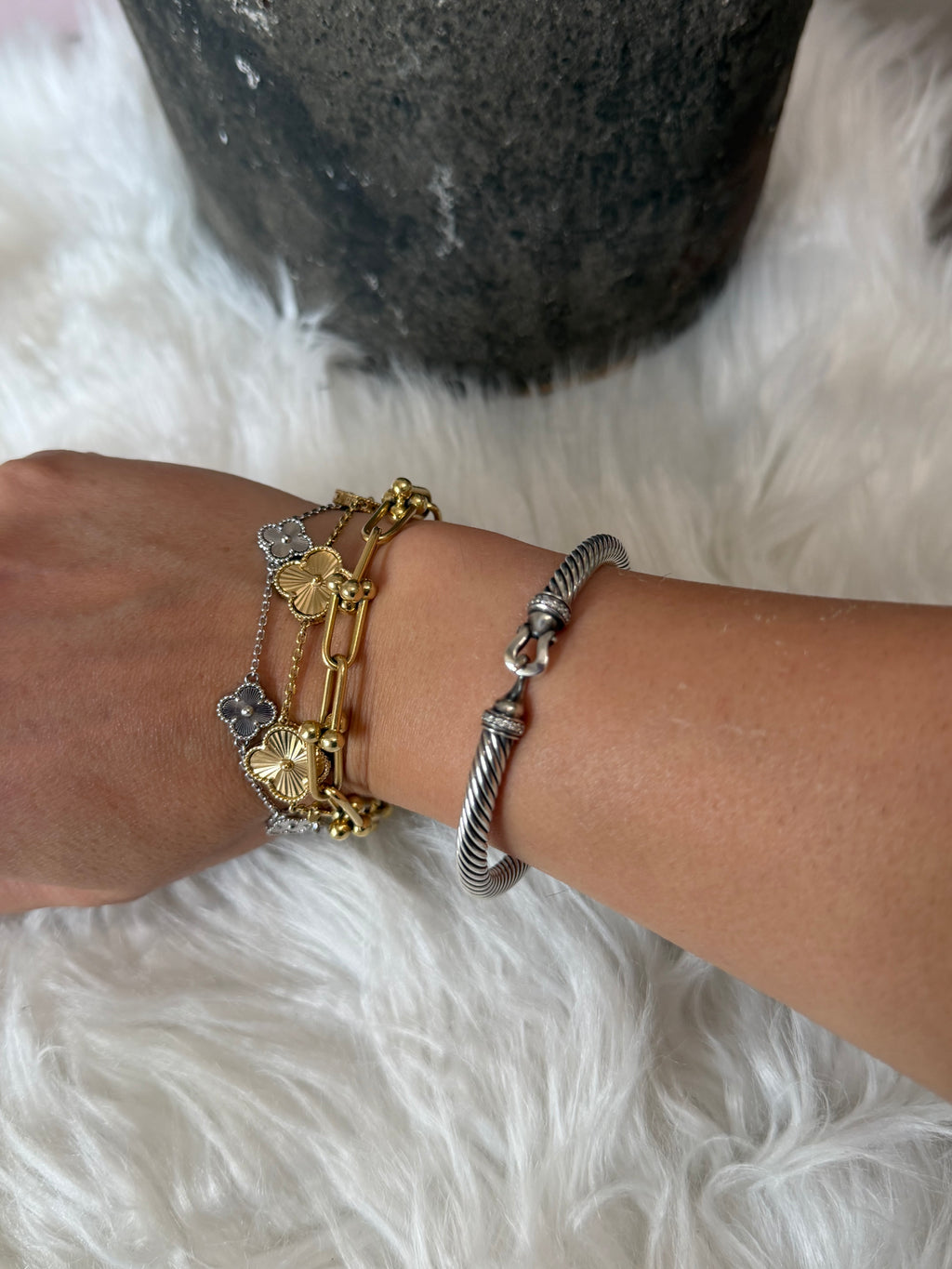 David Yurman Buckle classic Cable bracelet