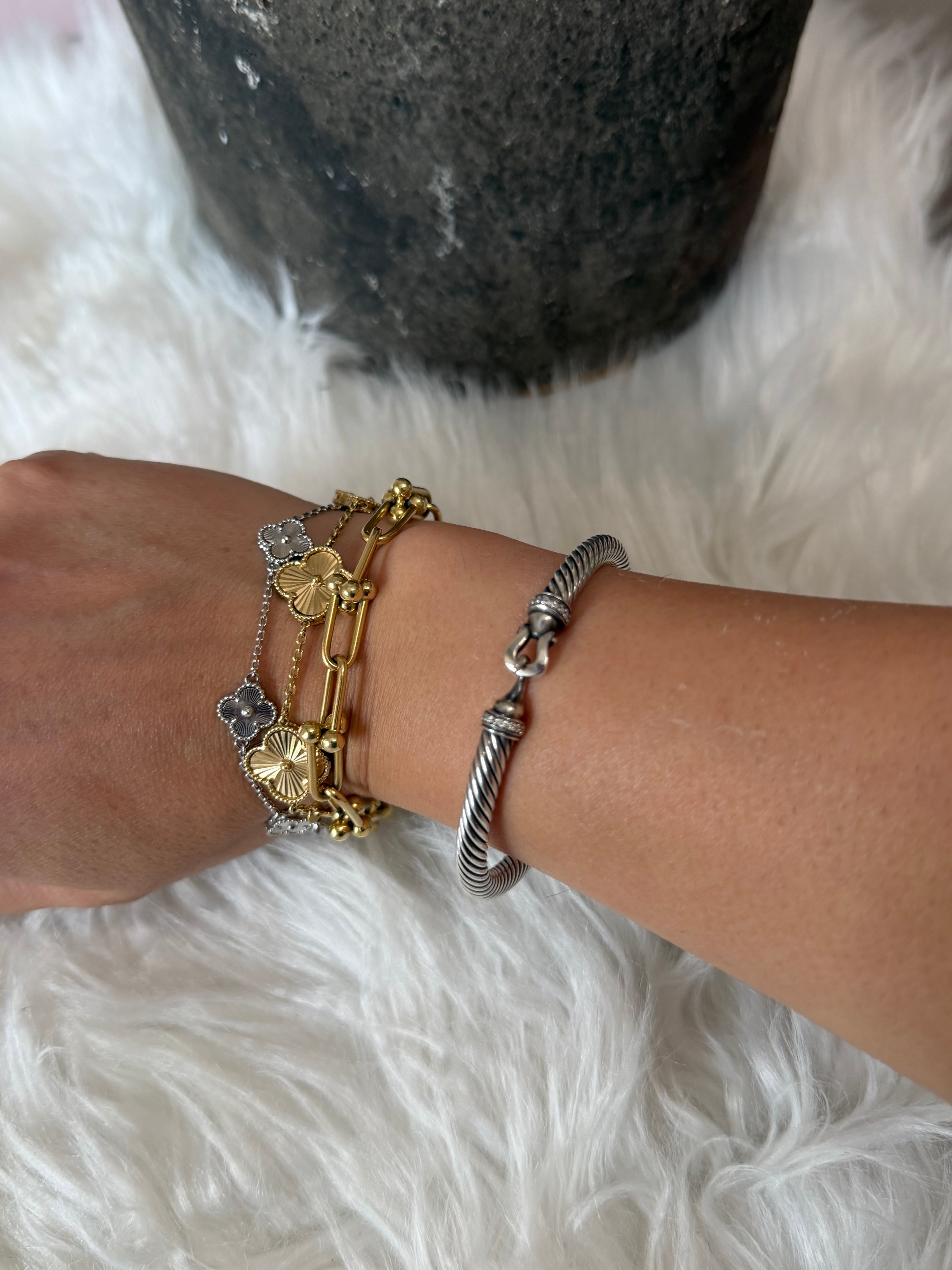 David Yurman Buckle classic Cable bracelet