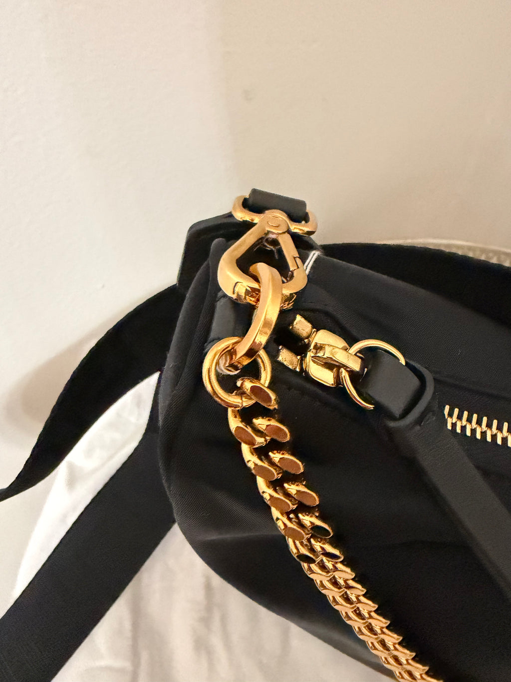 Versace Nylon Tribute Medium bag
