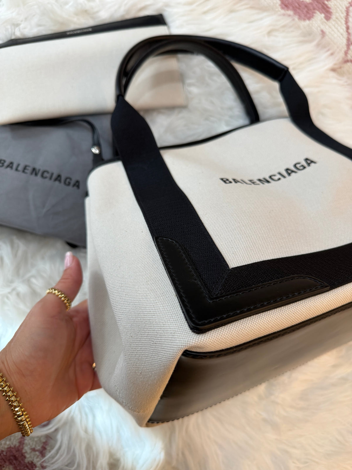 BALENCIAGA CABAS SMALL TOTE BAG