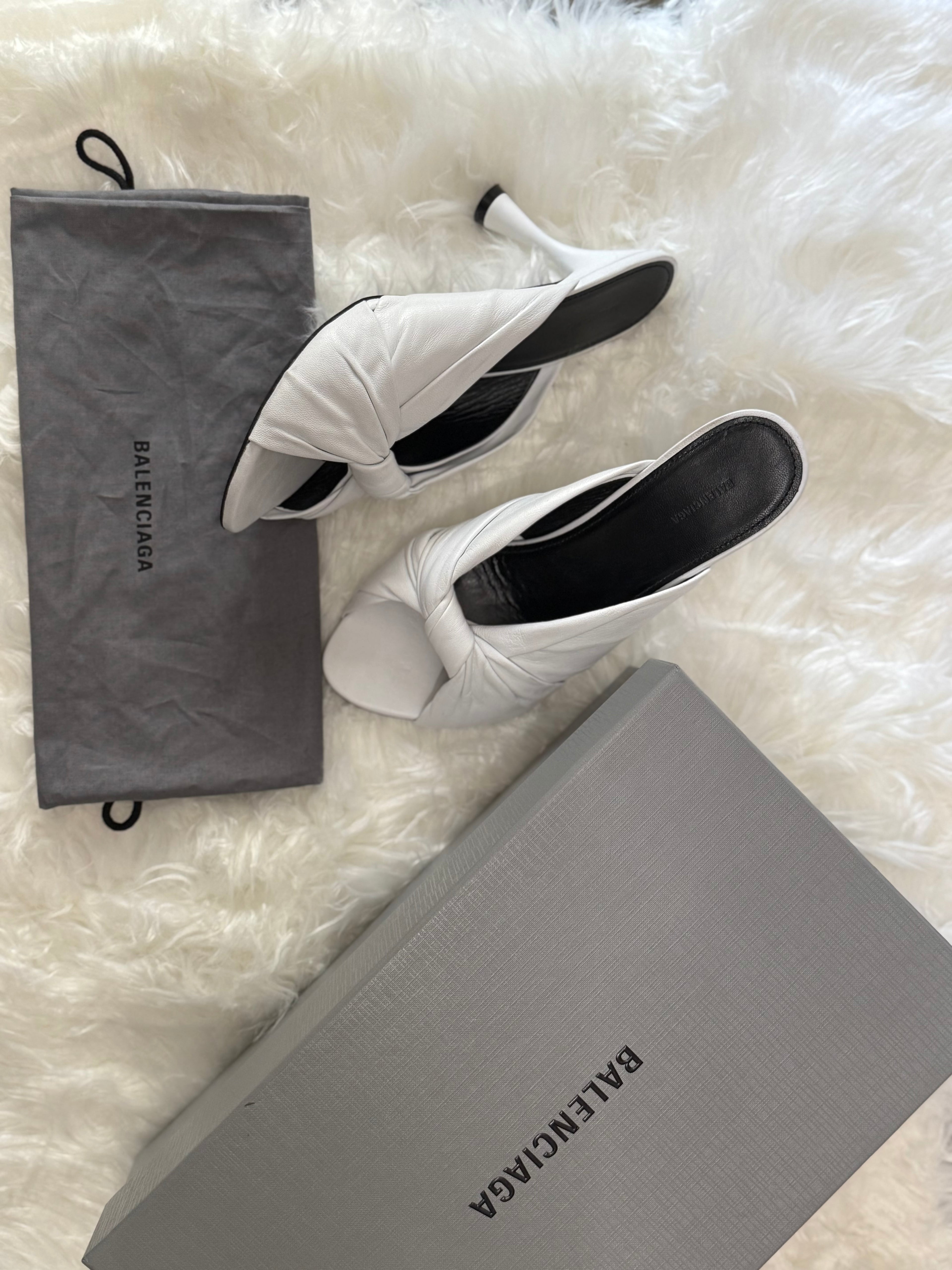 BALENCIAGA DRAPY SANDALS